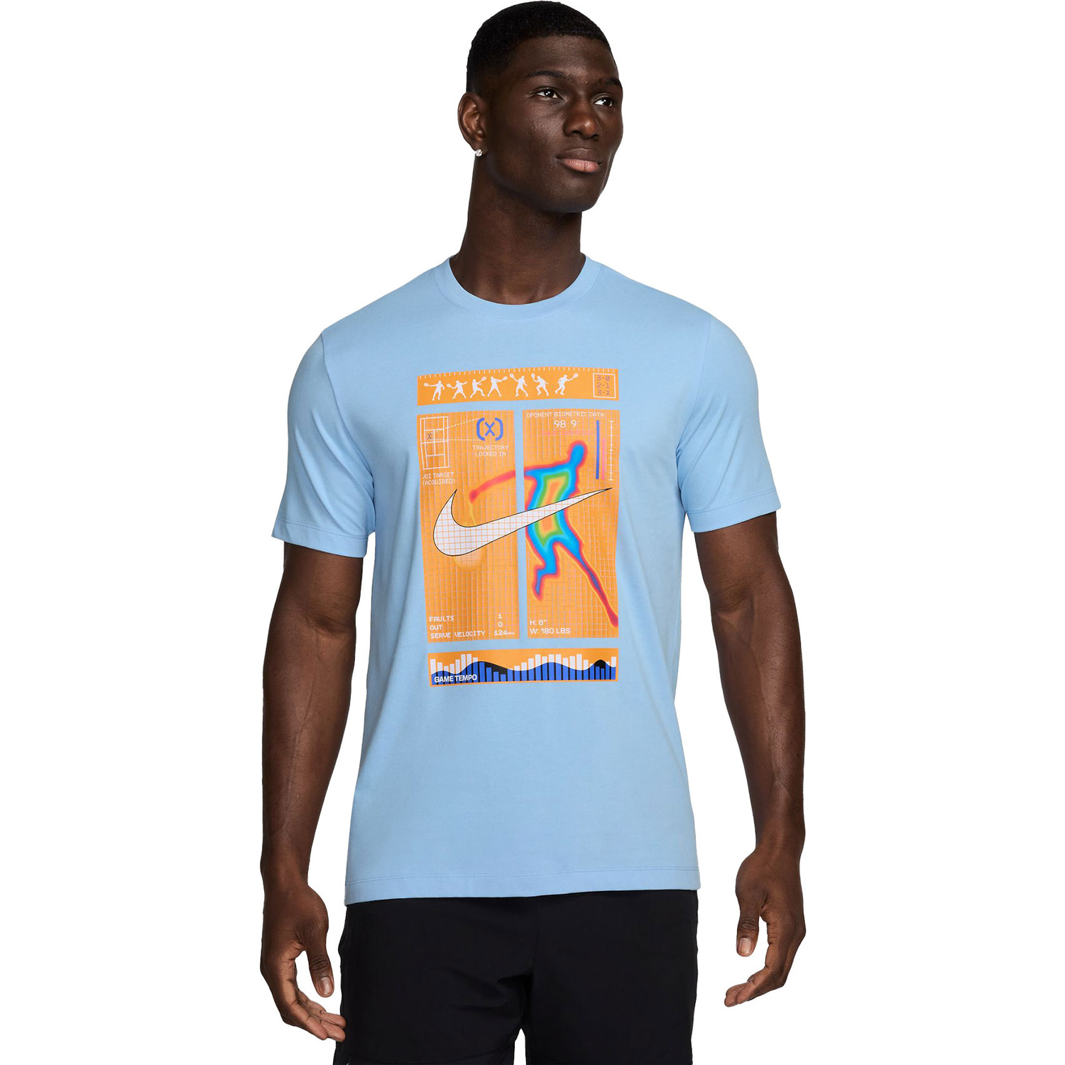 Nike ドットパターン Tシャツ 00 Nike Court Heatmap Graphic Tee - PassaSports.com