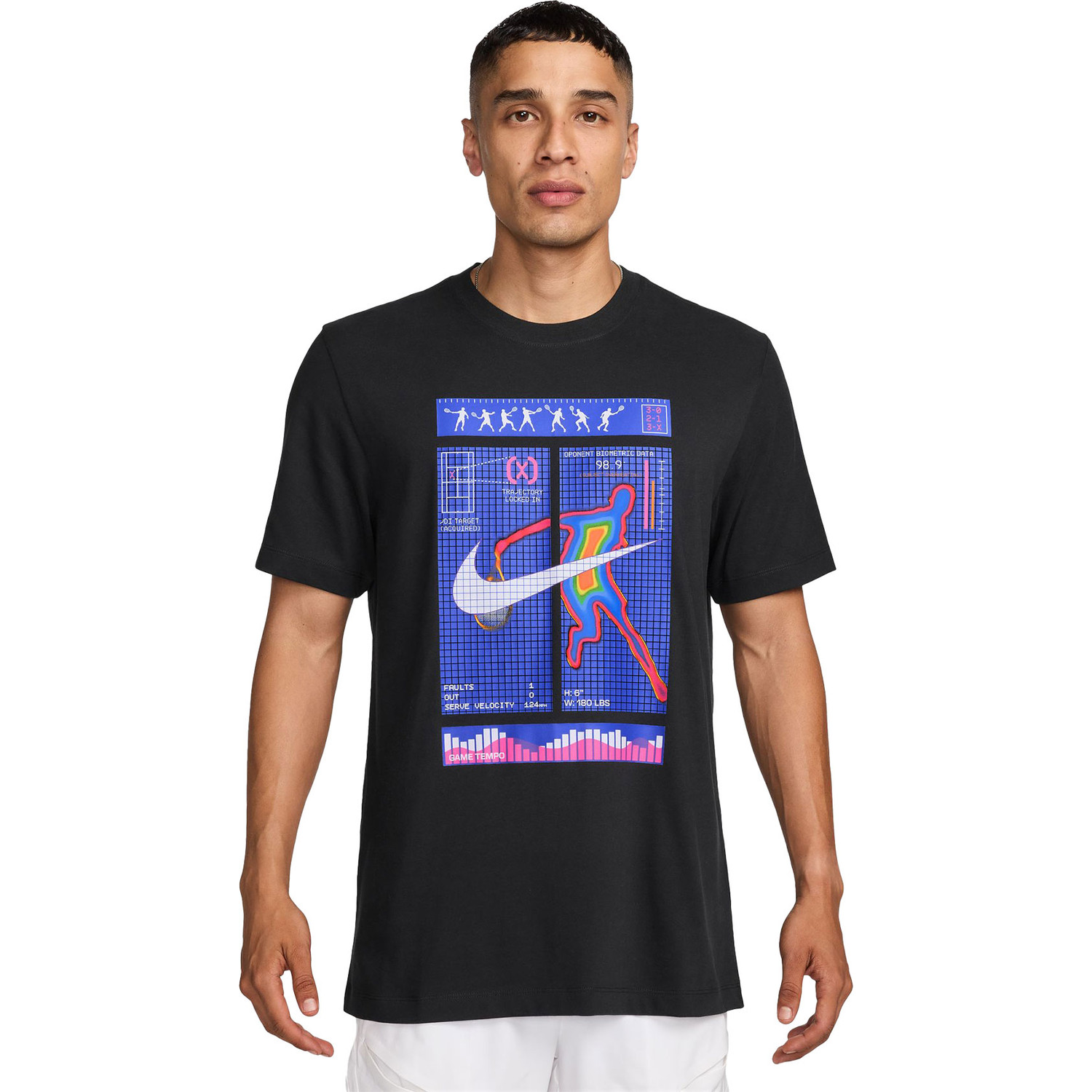 Nike Court Heatmap Graphic Tee TennisDirect nl