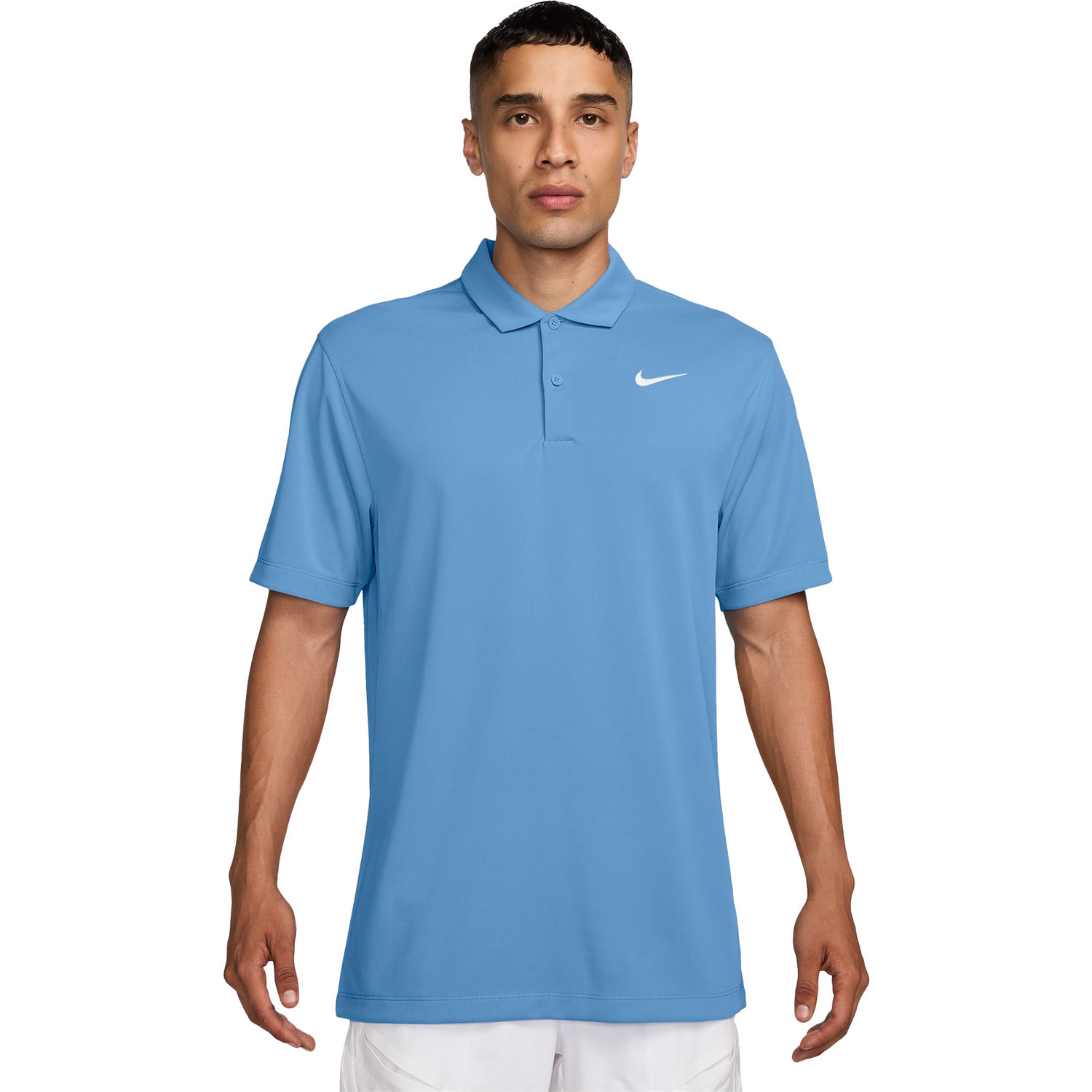 nike solid polo