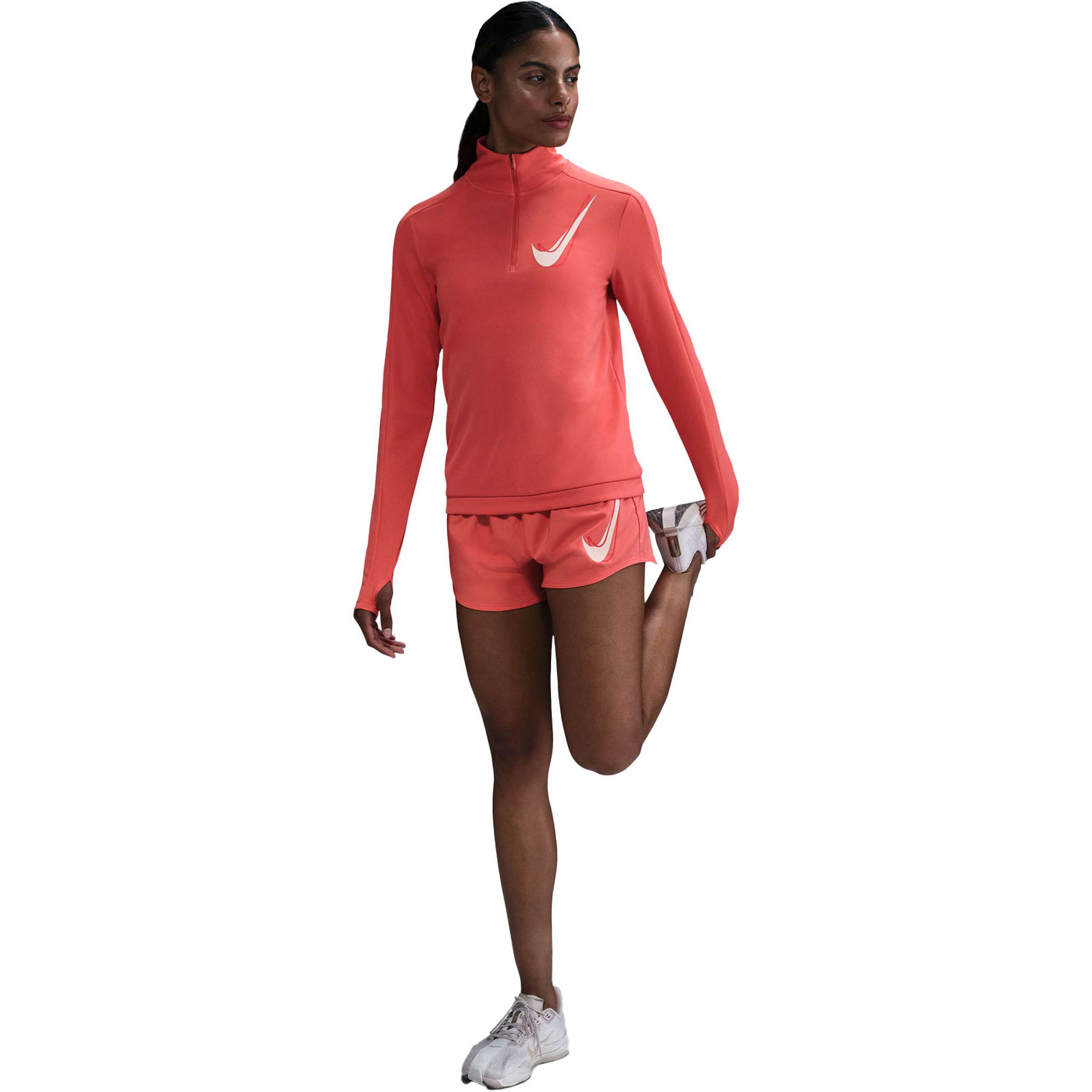 red nike sweatsuit for women
