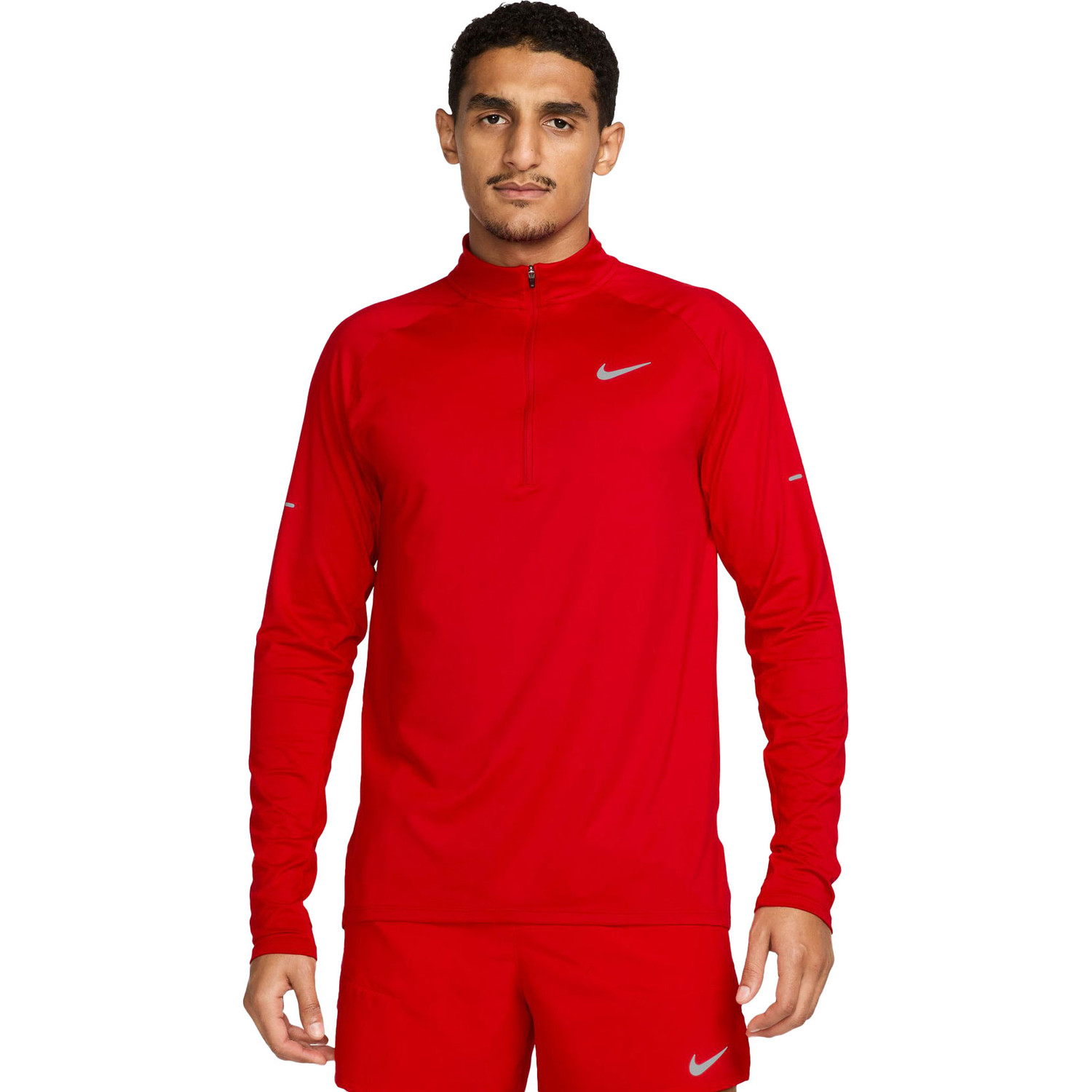 red half zip nike