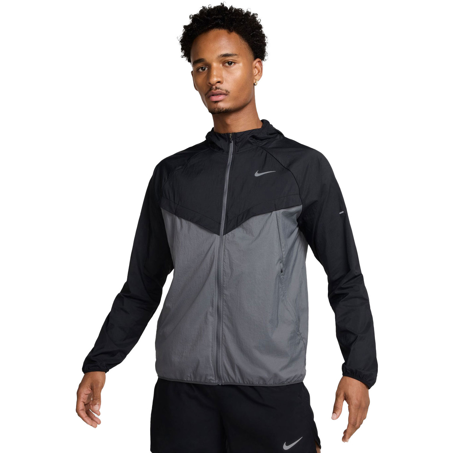 nike dri fit jacket mens black