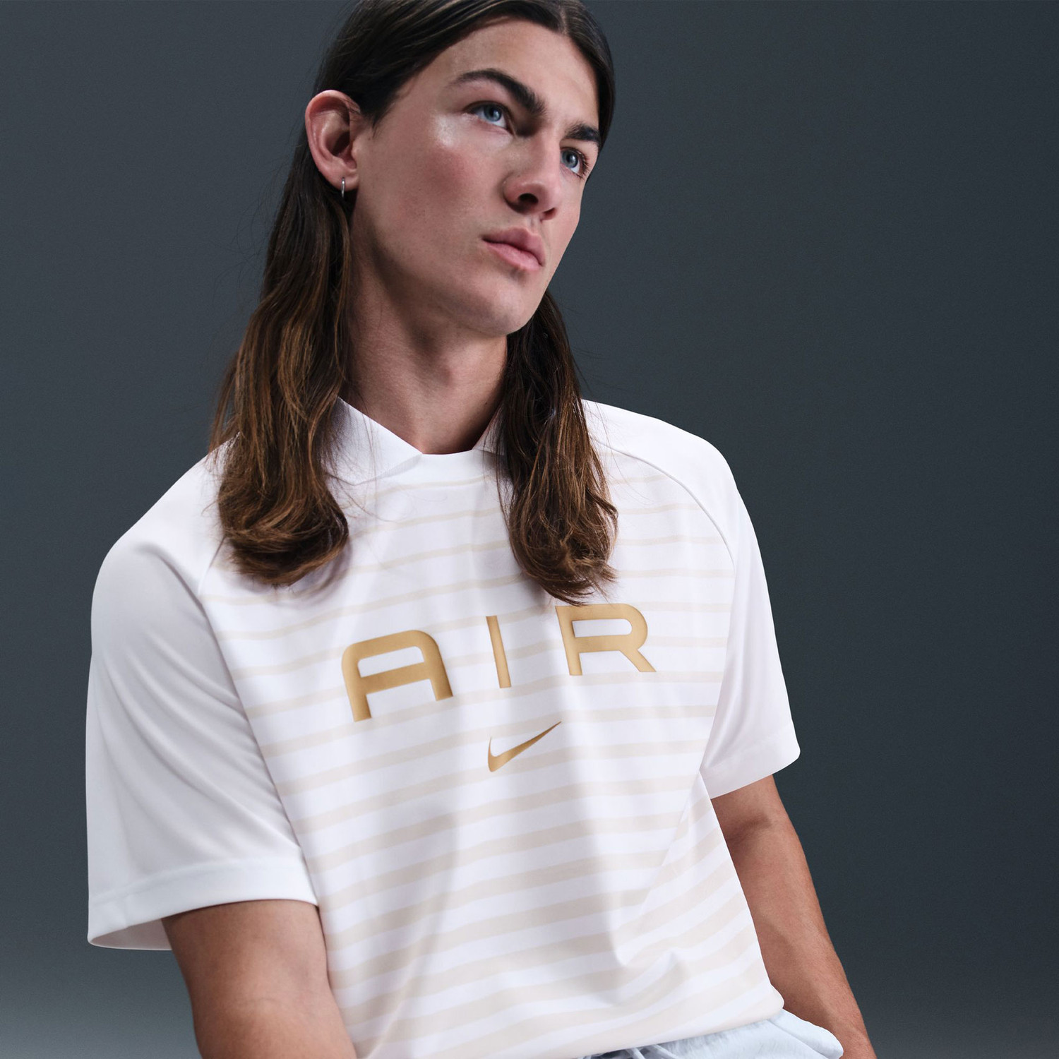 nike air shirt white