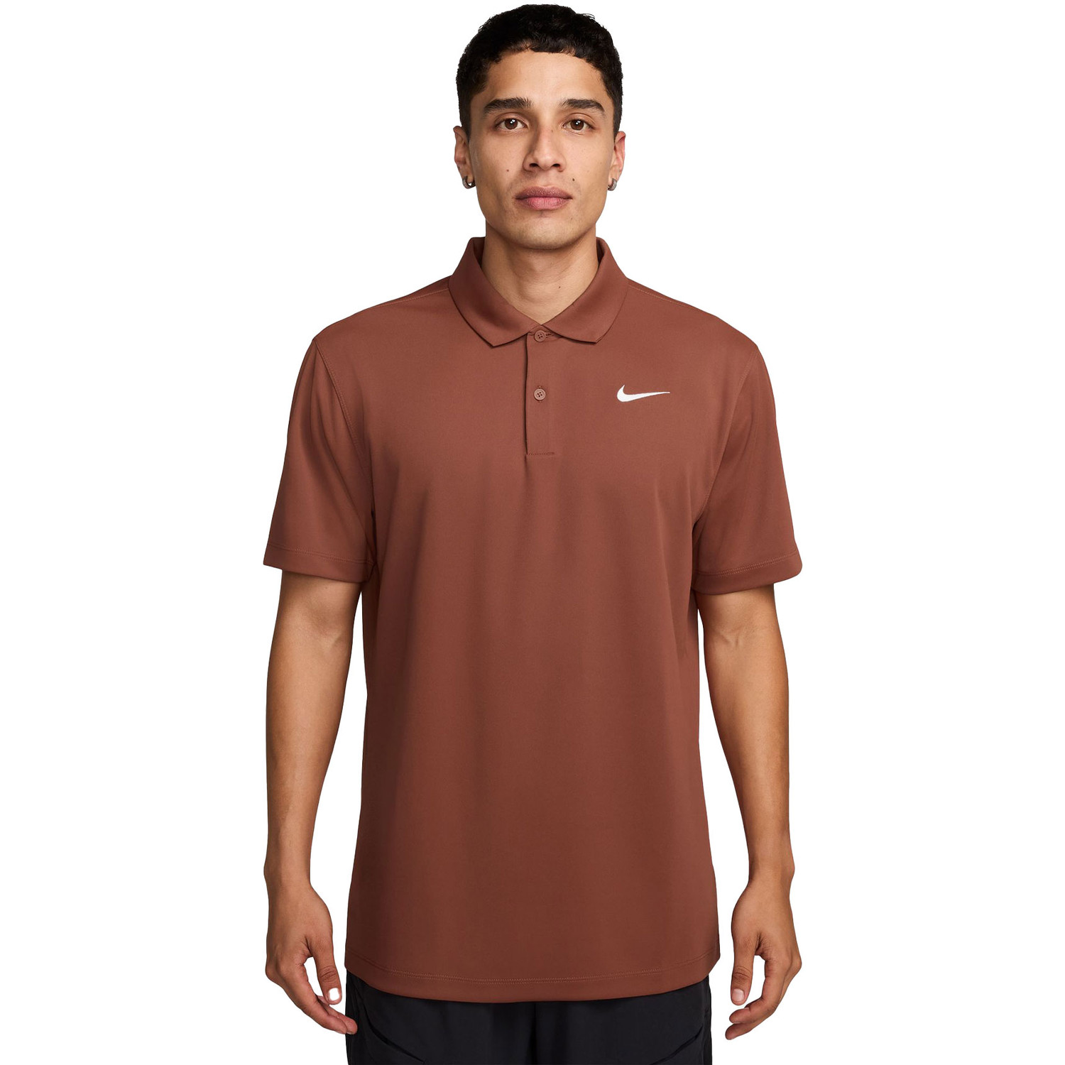 nike solid polo
