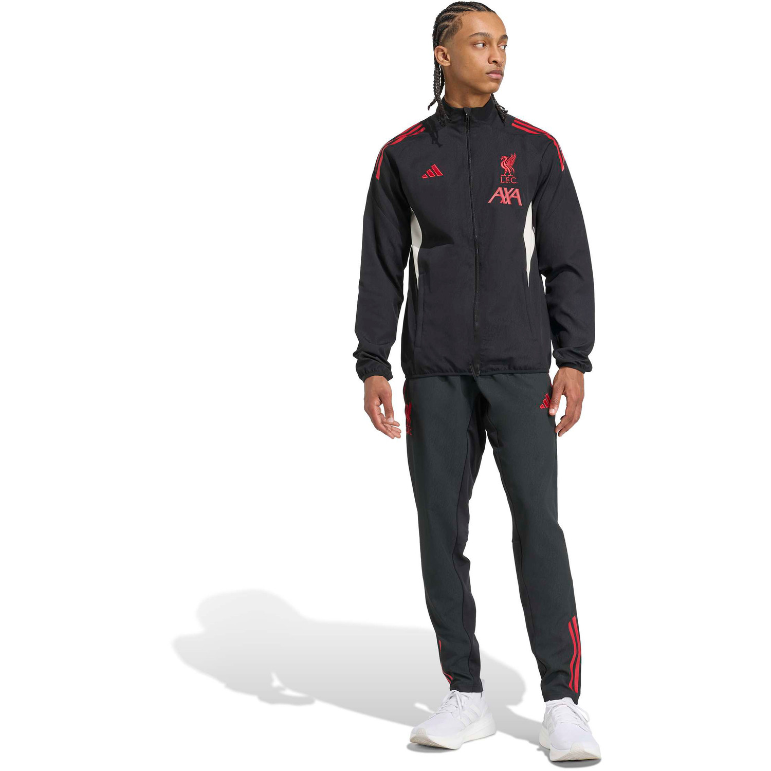 adidas Liverpool Pre-Match Jacket 2025/2026 - PassaSports.com