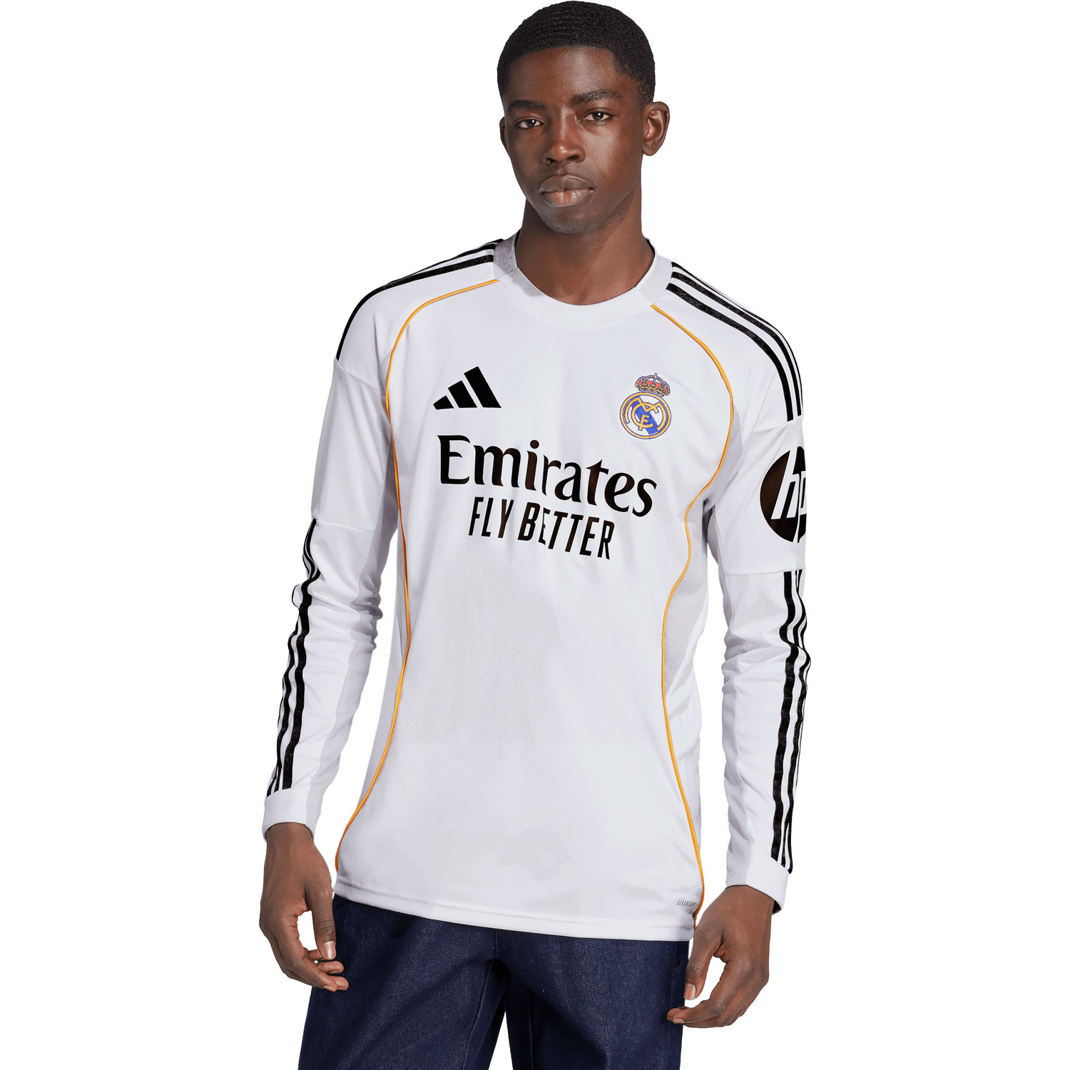 adidas Amazon.com: adidas 長袖シャツ Madrid Real Camiseta hombre para L/S Home Madrid Real ウェア