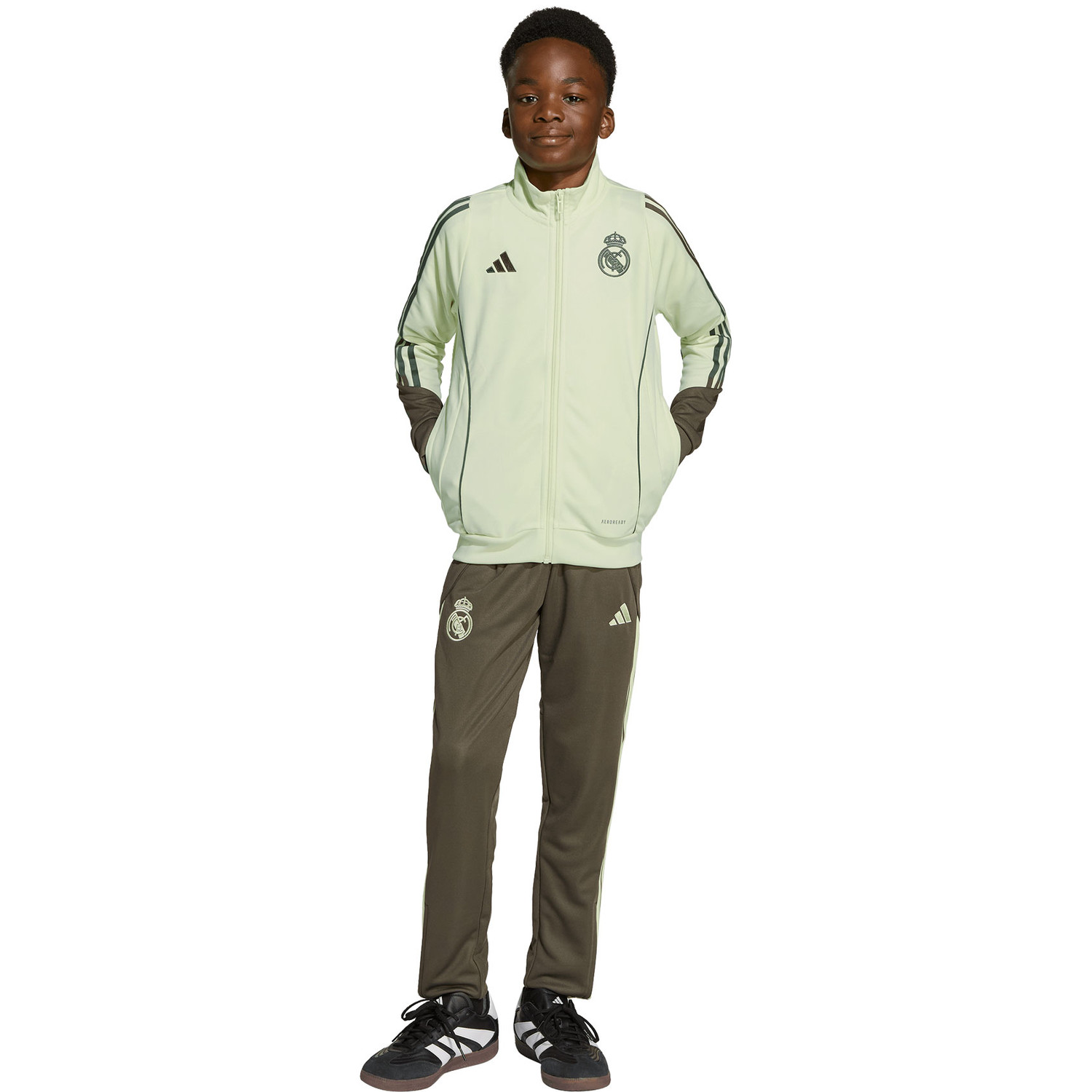 値下しました REAL MADRID ジャージ (キッズ) adidas Real Madrid Tracksuit Kids 2025/2026 - PassaSports.com