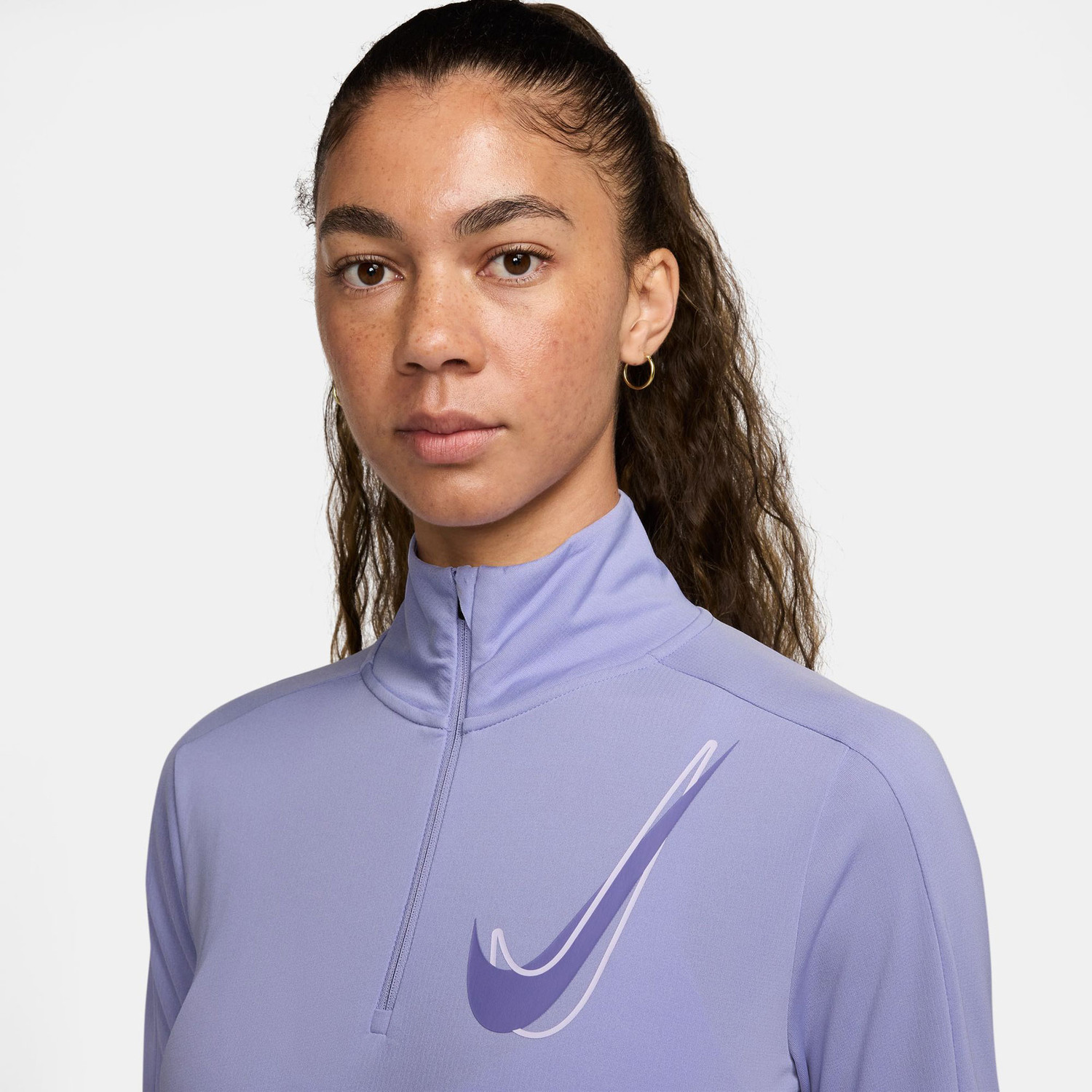women's nike swoosh half zip