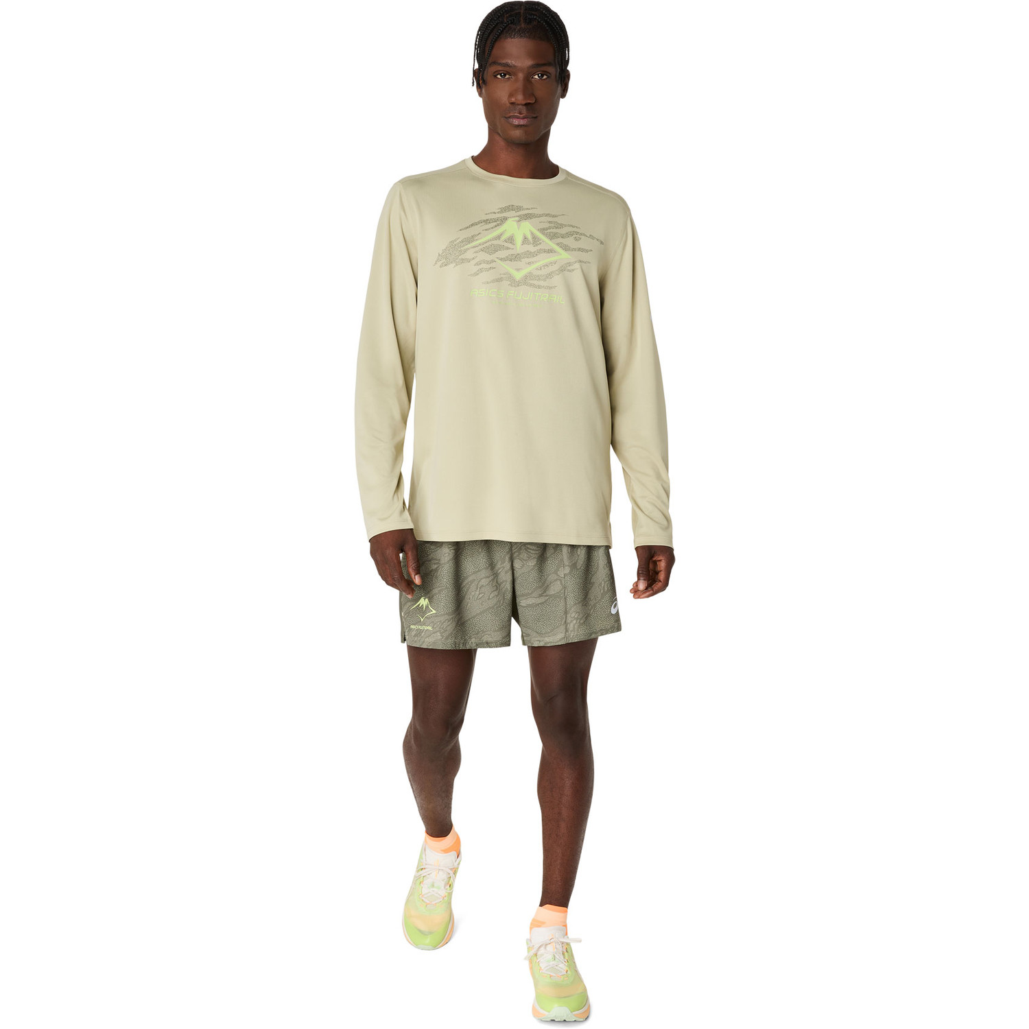 ASICS Fujitrail Logo Longsleeve T-Shirt Men - PassaSports.com