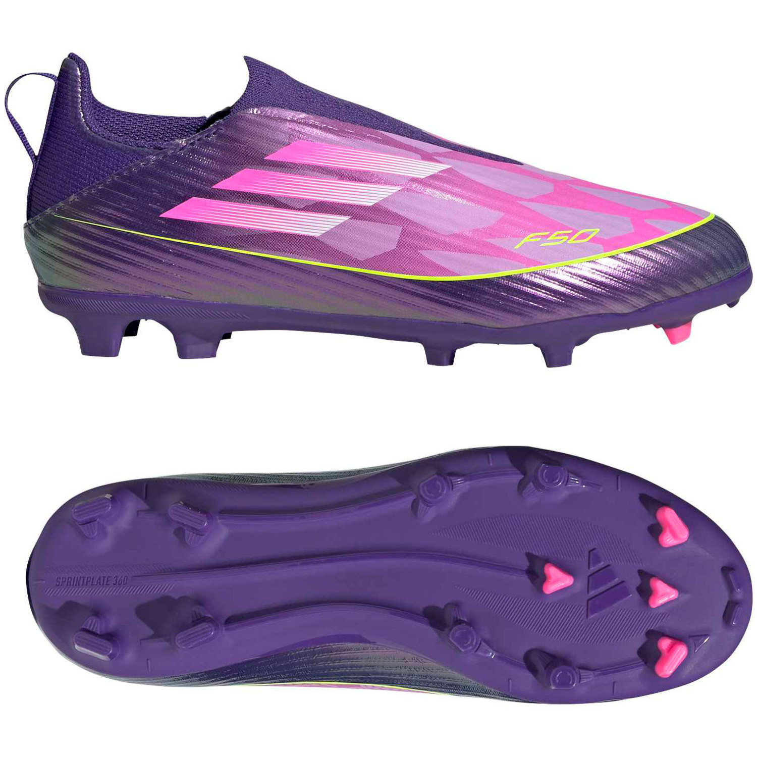 adidas Lamine Yamal F50 League Laceless FG/MG Kids - PassaSports.com