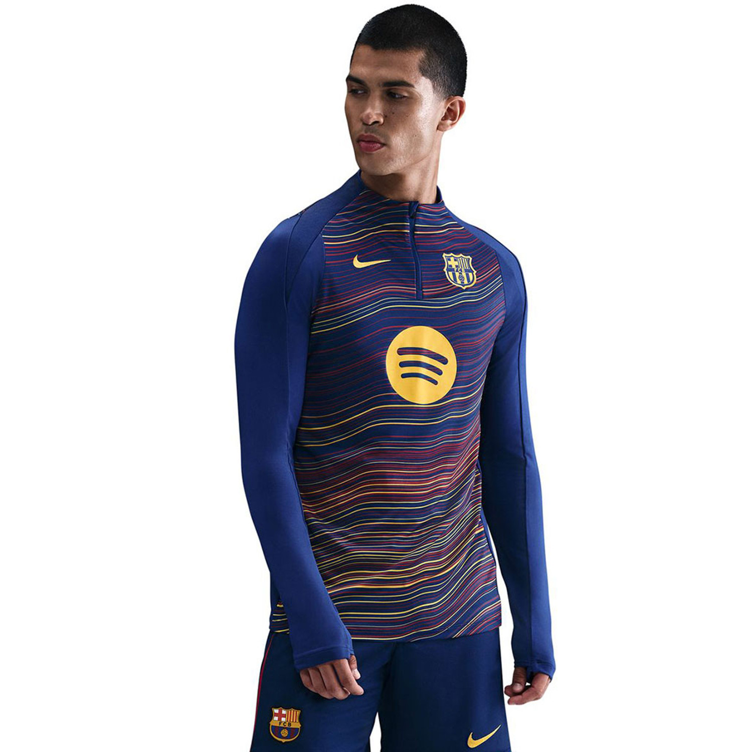 Nike FC Barcelona Pre-Match Strike Drill Top - PassaSports.com