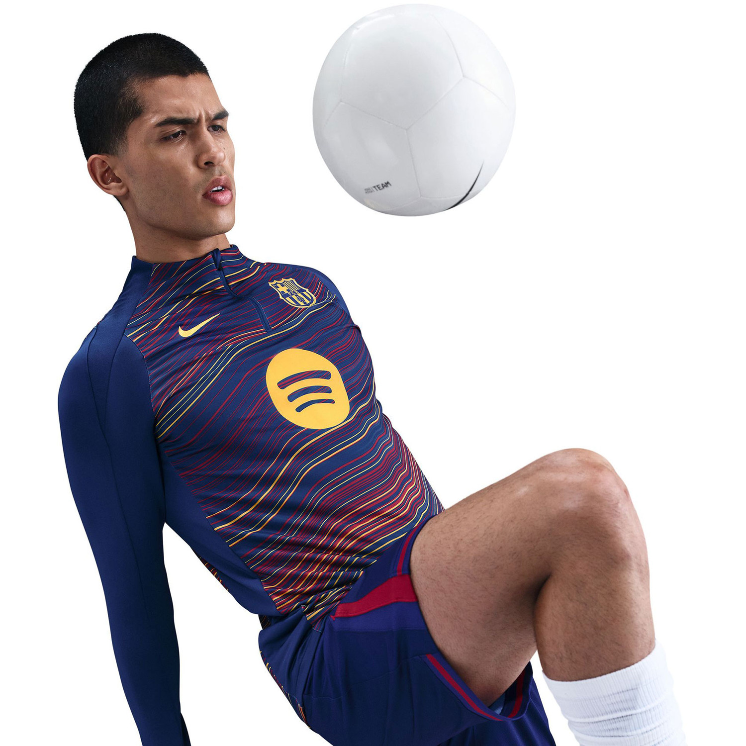 Nike FC Barcelona Pre-Match Strike Drill Top - PassaSports.com