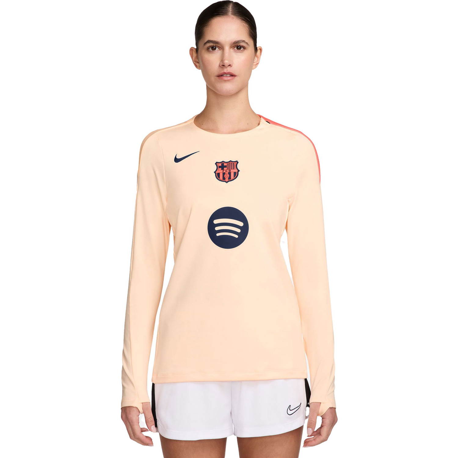 Nike FC Barcelona ベージュストライプシャツ S Nike FC Barcelona ベージュストライプシャツ S 【公式通販】