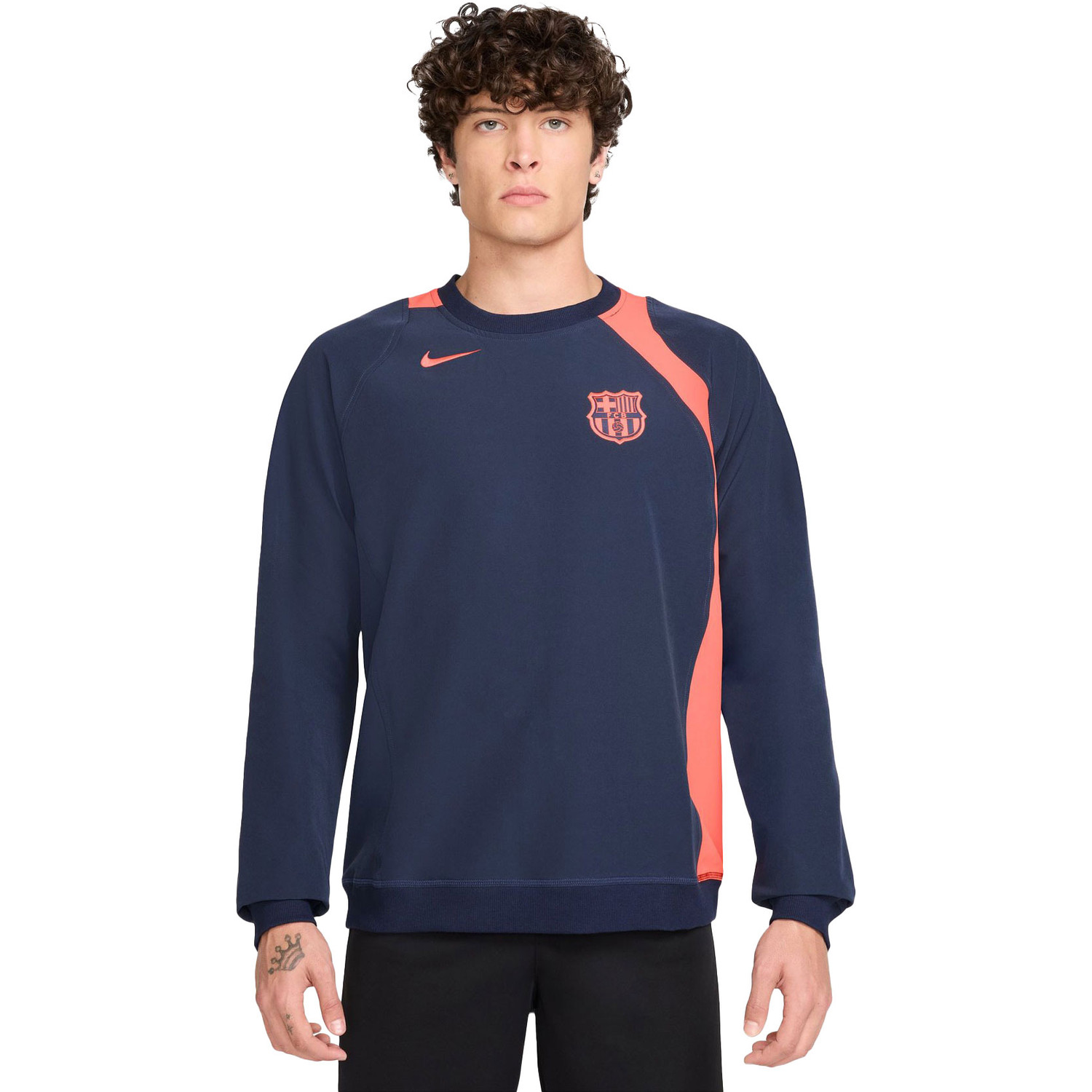 Nike FC Barcelona T90 Crew Top - PassaSports.com