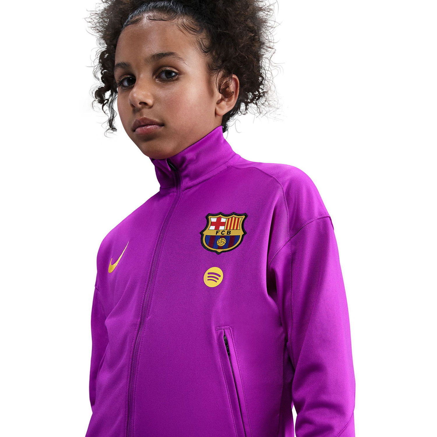 Nike FC Barcelona ベンチコート ダークパープル 紫 バルセロナ Nike FC Barcelona Strike Tracksuit Kids - PassaSports.com
