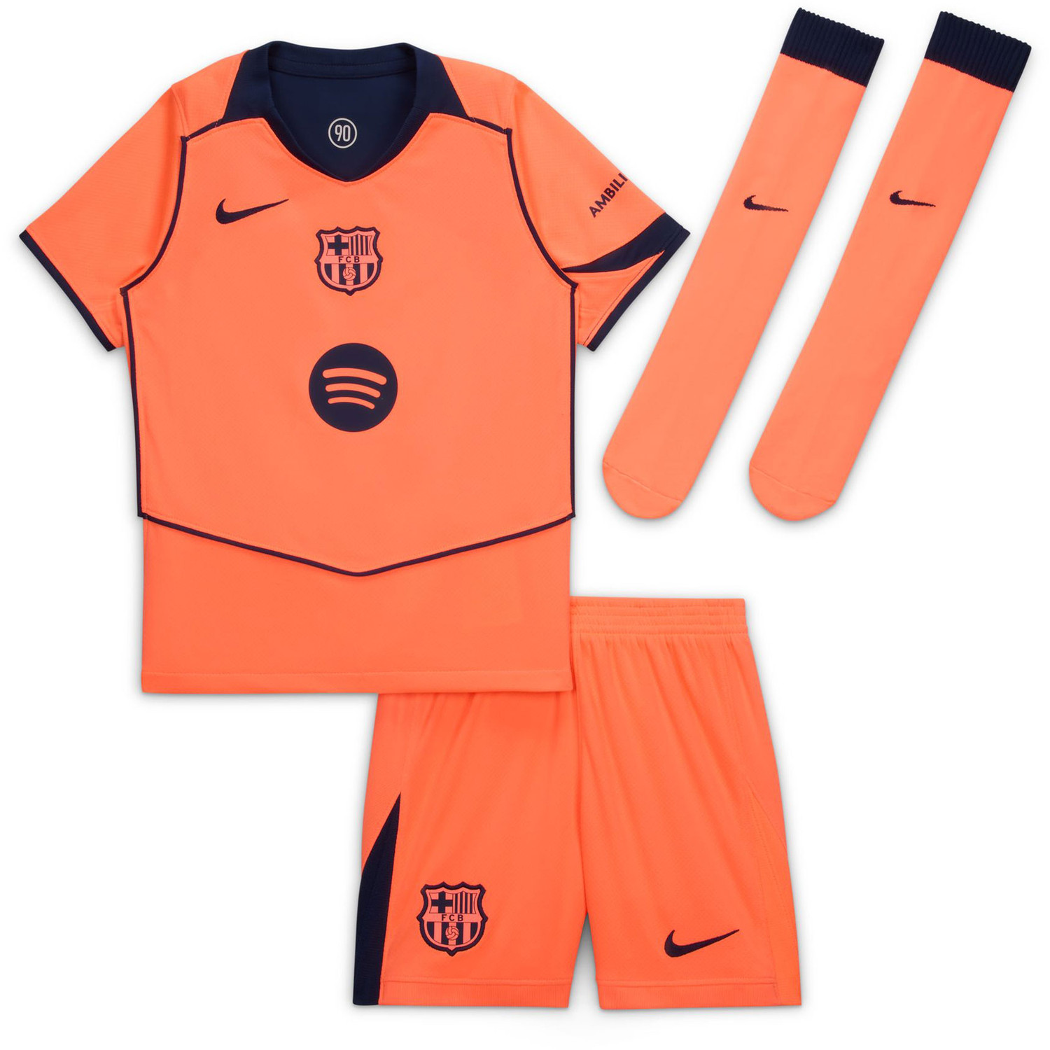 Nike FC Barcelona 3rd Kit Little Kids - PassaSports.com