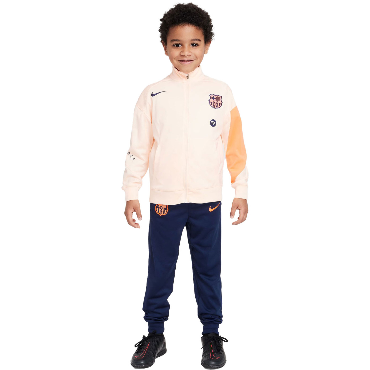 Nike FC Barcelona Strike Tracksuit Little Kids - PassaSports.com
