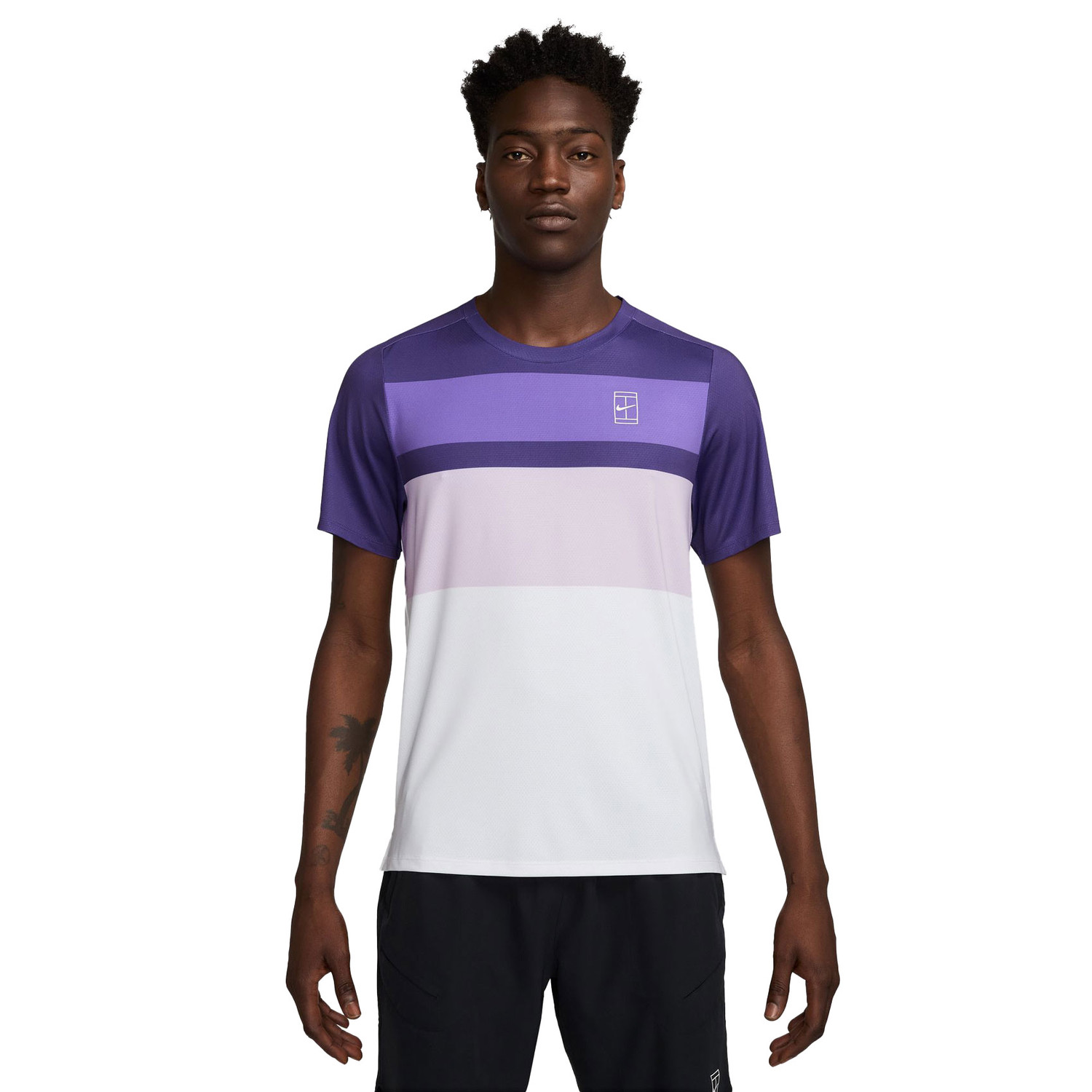 nike court purple shirt