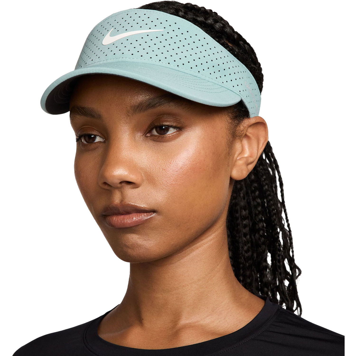 light blue nike visor