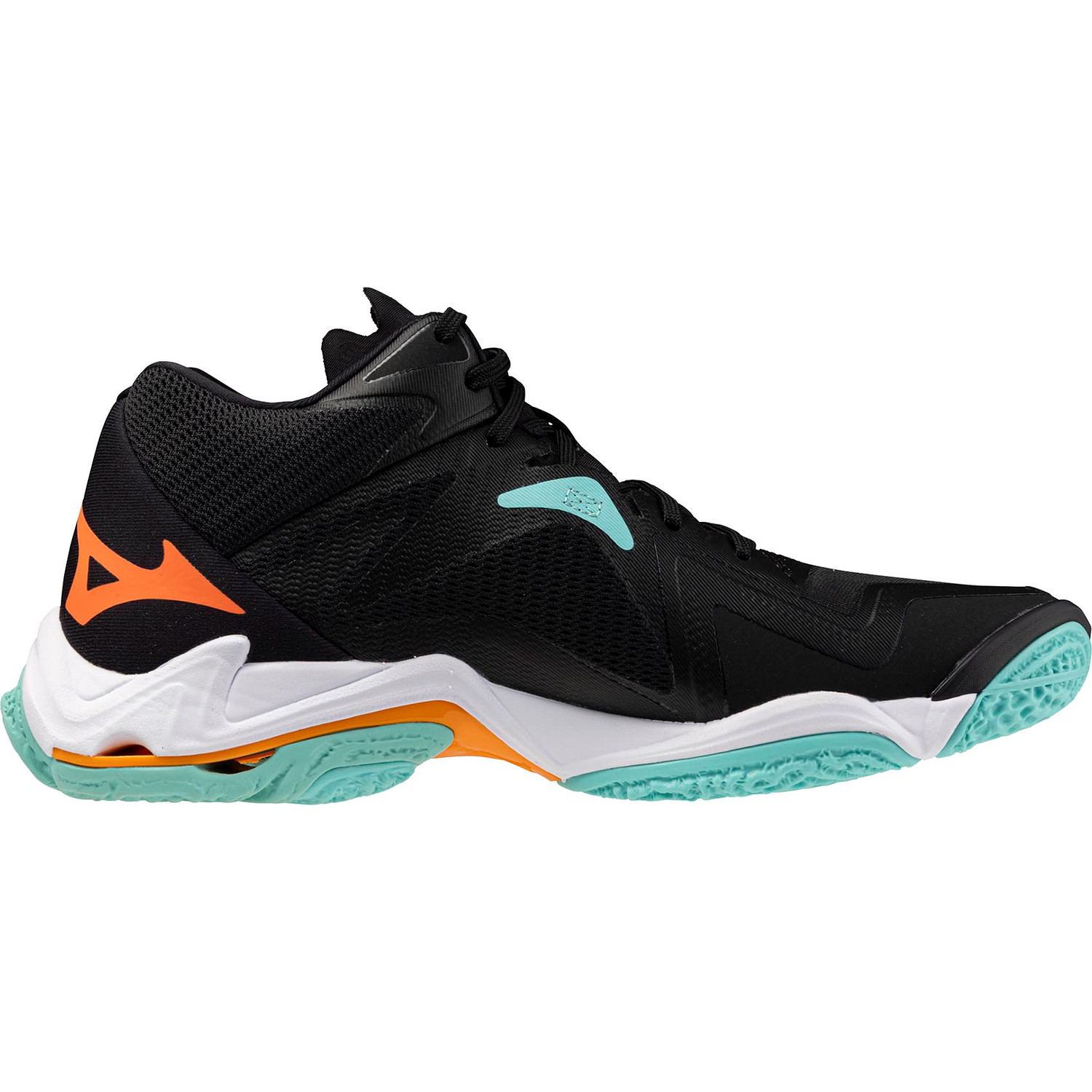 山水004 Used Mizuno WAVE LIGHTNING Z3 VB Shoes Adult Grey Senior 6.5