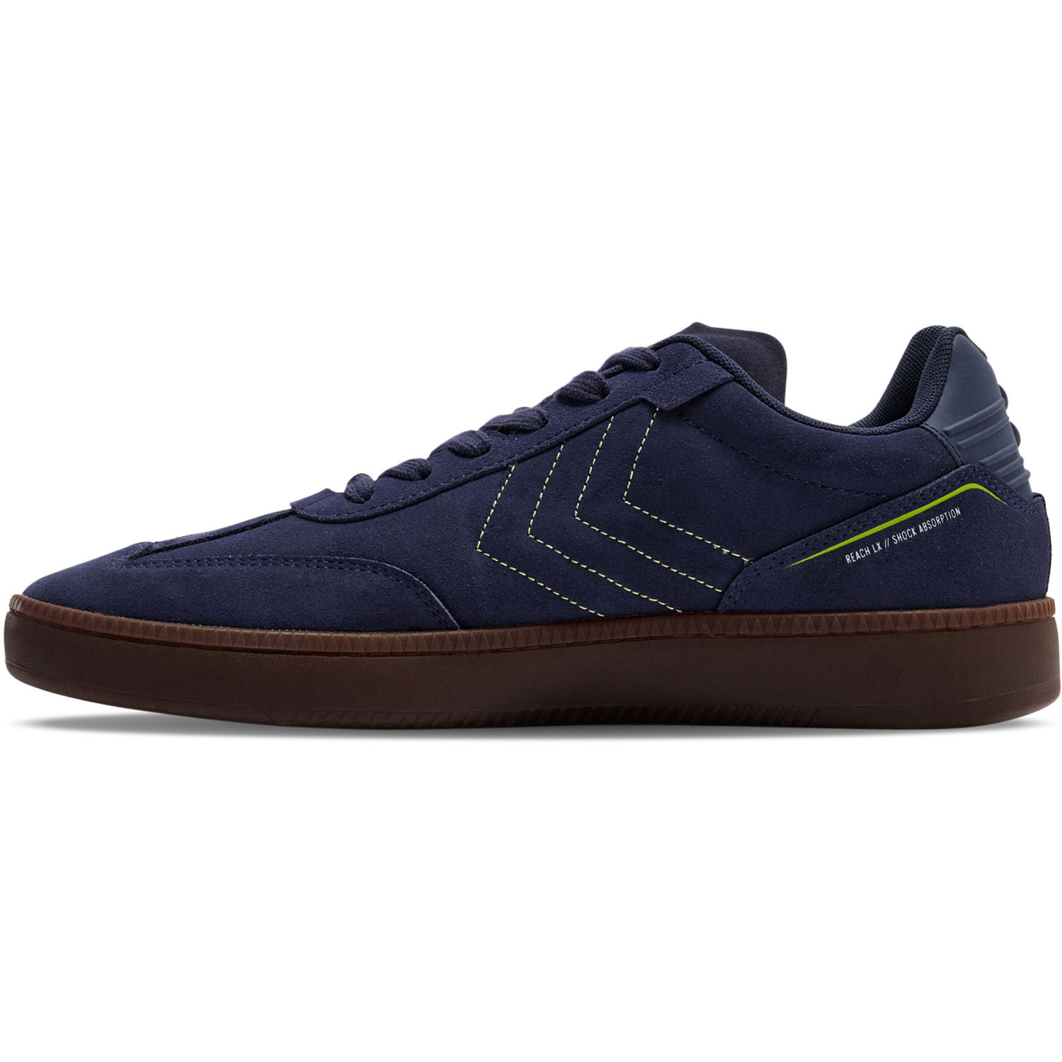 Chaussures De Gardien De But Handball Hummel HB Guardian Pro - Intérieur, Bleu, Dessus En Daim Véritable