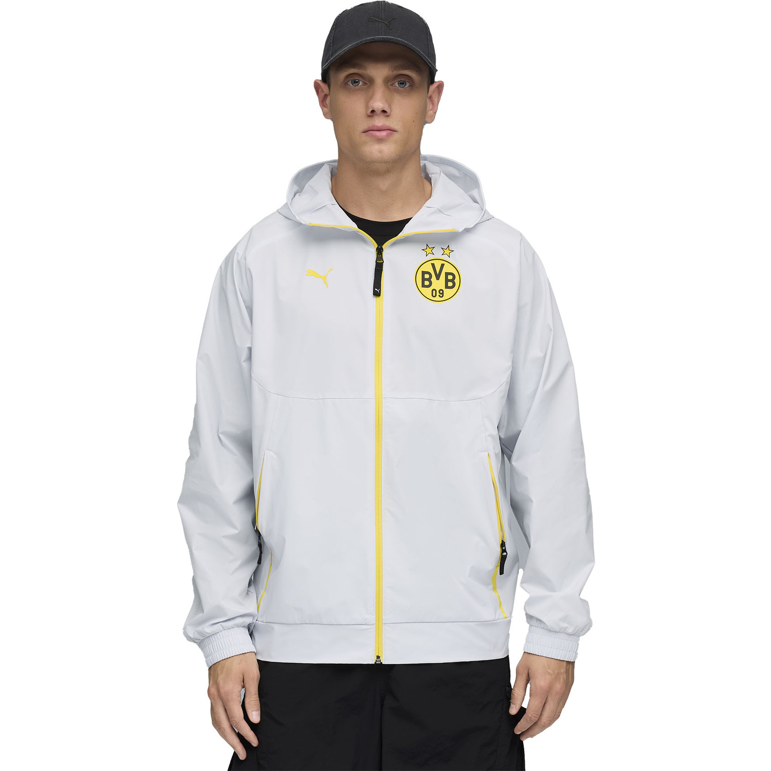 Borussia M ホワイト サッカージャージ Lotto ボルシア Puma Borussia Dortmund Tech Woven Tracksuit - PassaSports.com