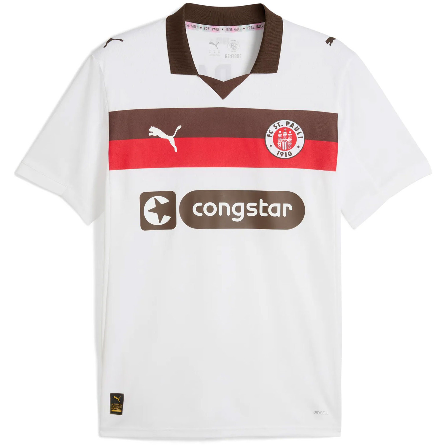 FCザンクトパウリ　PUMA FC ST. PAULI サッカーシャツ Mサイズ ザンクトパウリ プーマ ホーム シャツ 2024-25