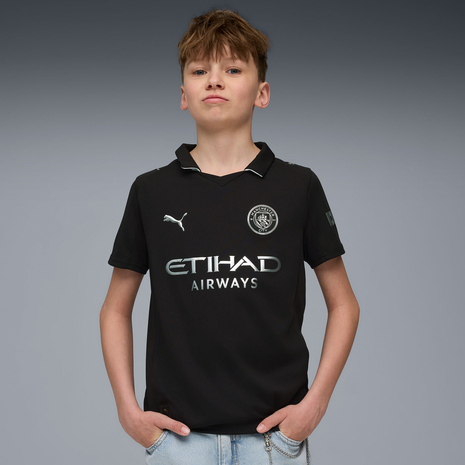 Puma Manchester City Away Shirt Kids 2025/2026 - PassaSports.com