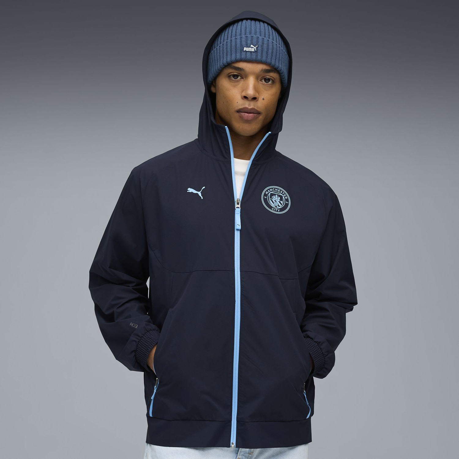 Puma Manchester City Tech Woven Jacket 2025/2026 - PassaSports.com