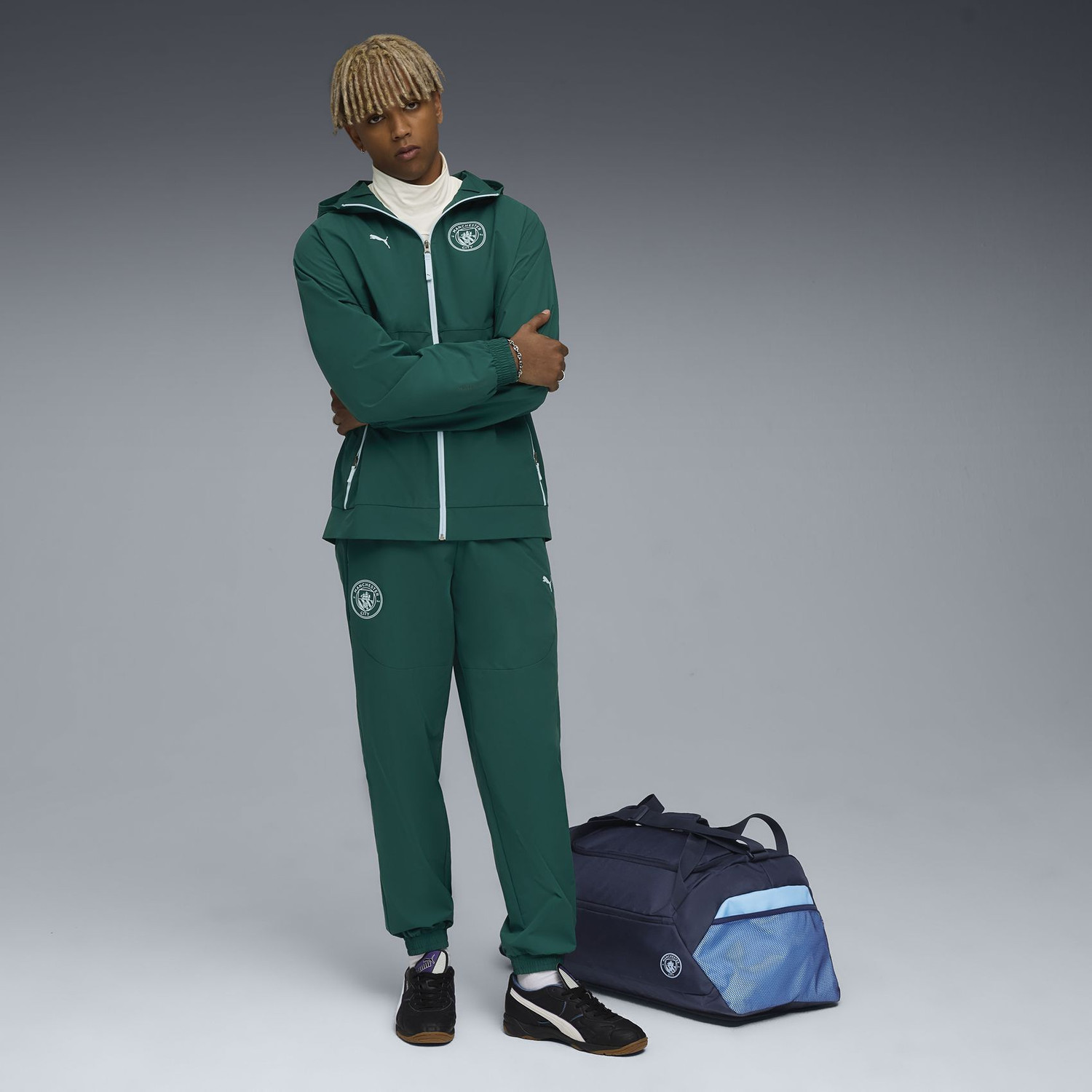 Puma Manchester City Tech Woven Tracksuit - PassaSports.com
