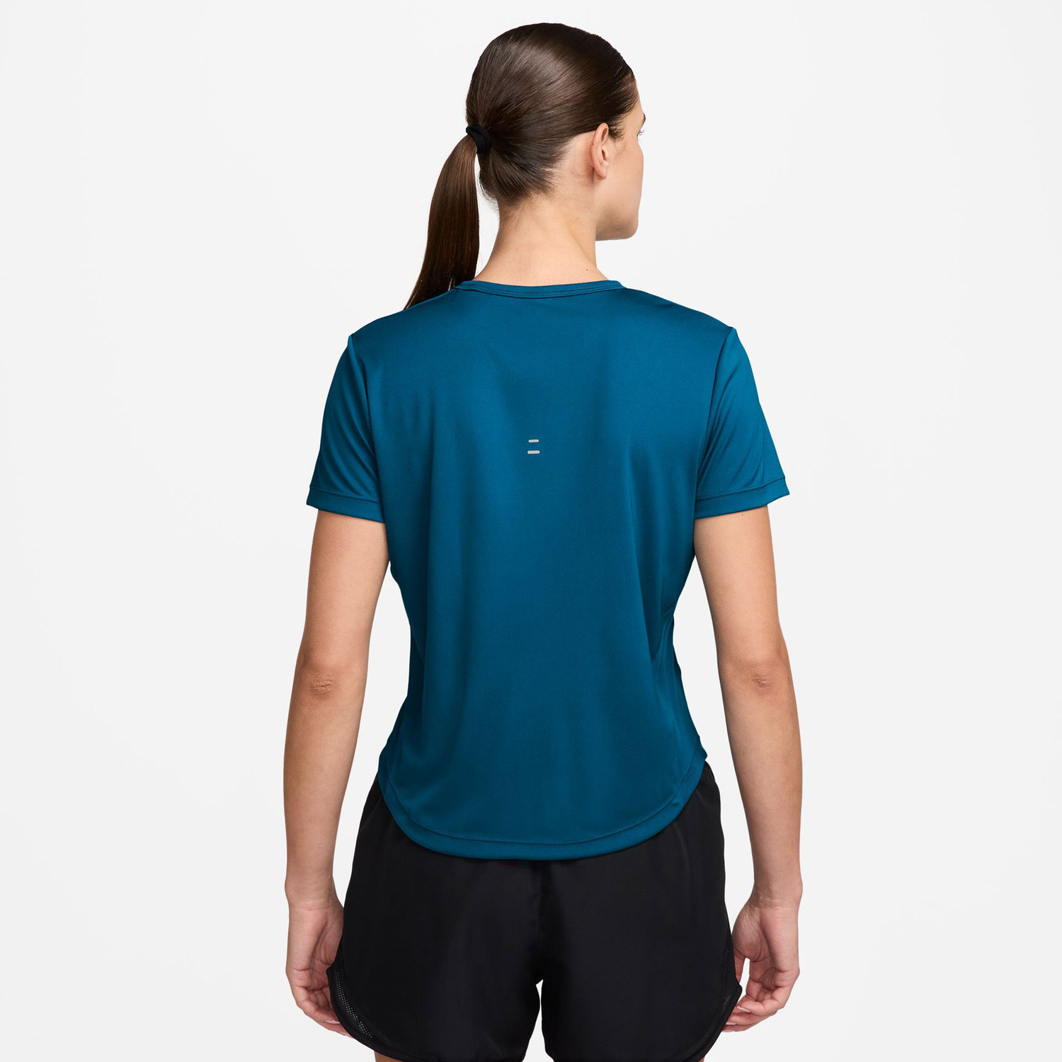 Blue Gym Shirt Dames Nike Dri-FIT Swoosh Tempo T-Shirt Women