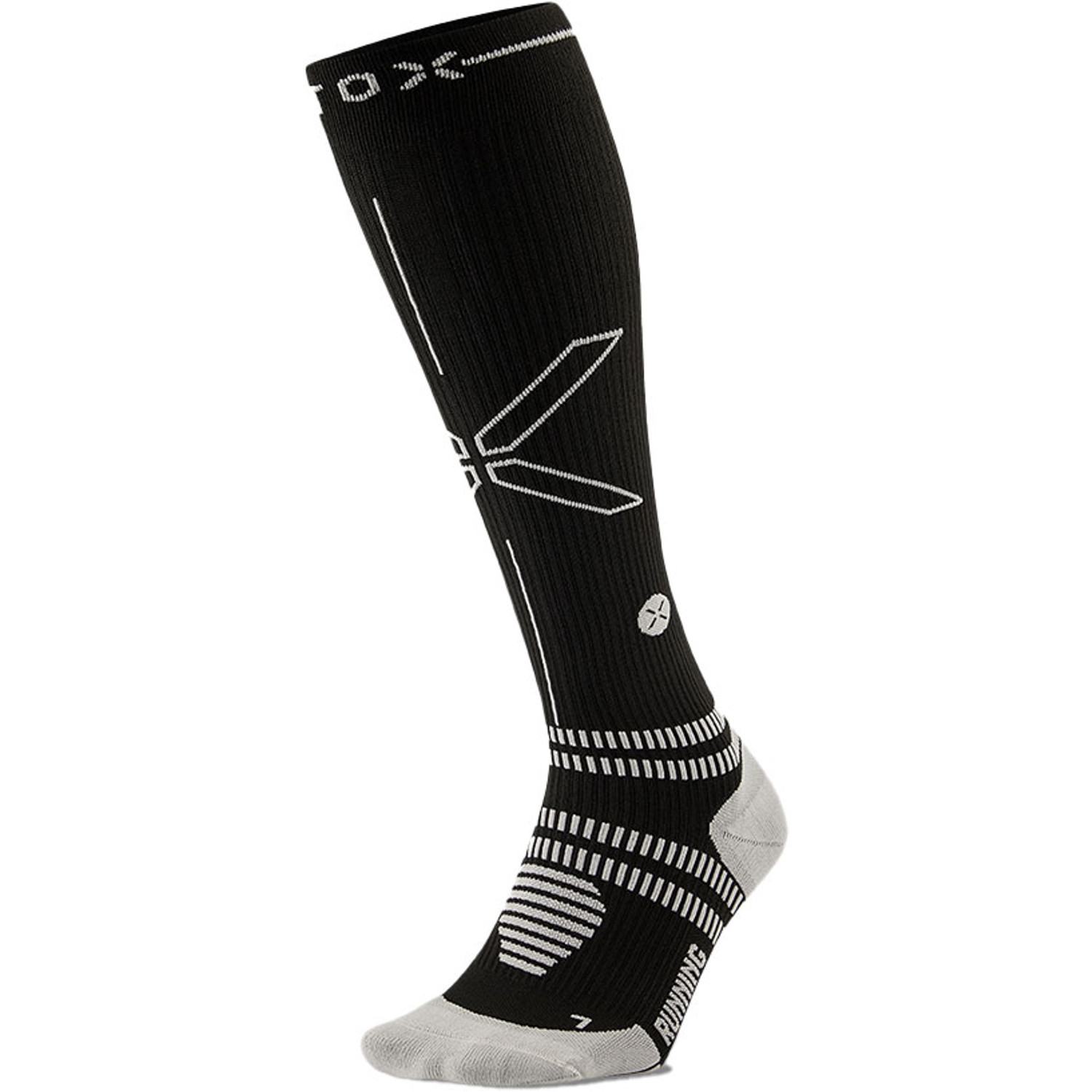 LEOSTEP Compressiesokken voor mannen en vrouwen (7 paar) antislip lange buis ideaal voor hardlopen, wandelen reizen