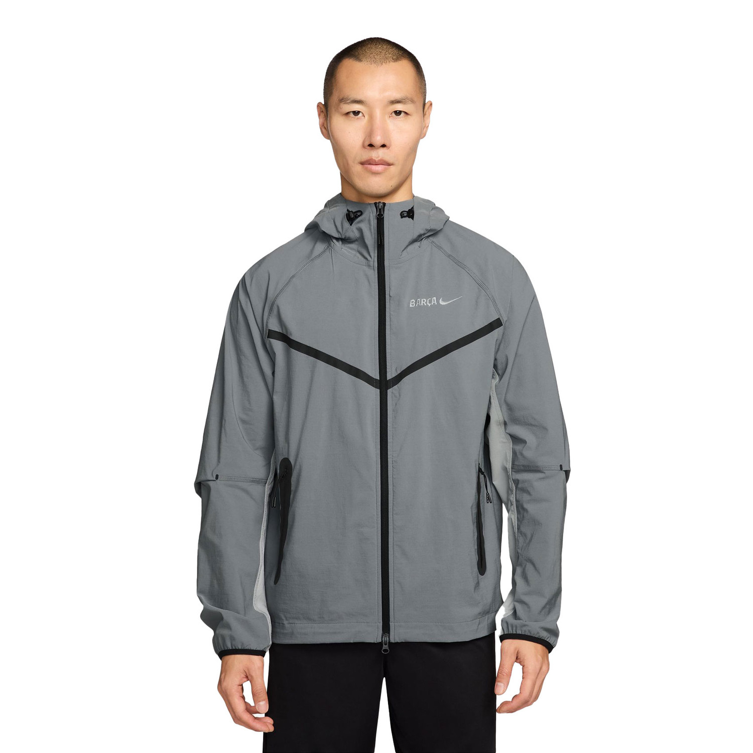 Nike FC Barcelona Tech Woven Jacket 2025/2026 | Bij VoetbalDirect.nl
