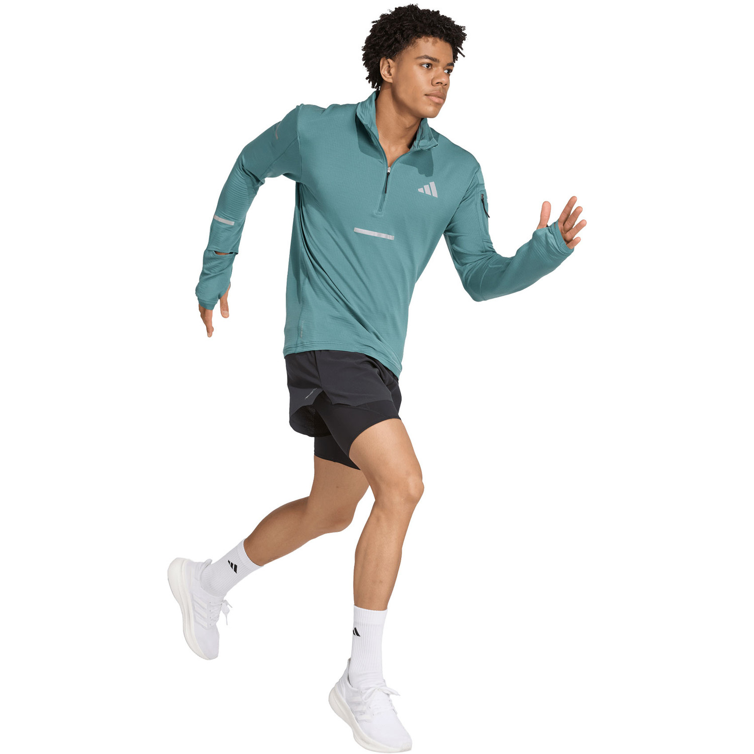 adidas adi365 Long Sleeve 1/2-Zip Men - PassaSports.com