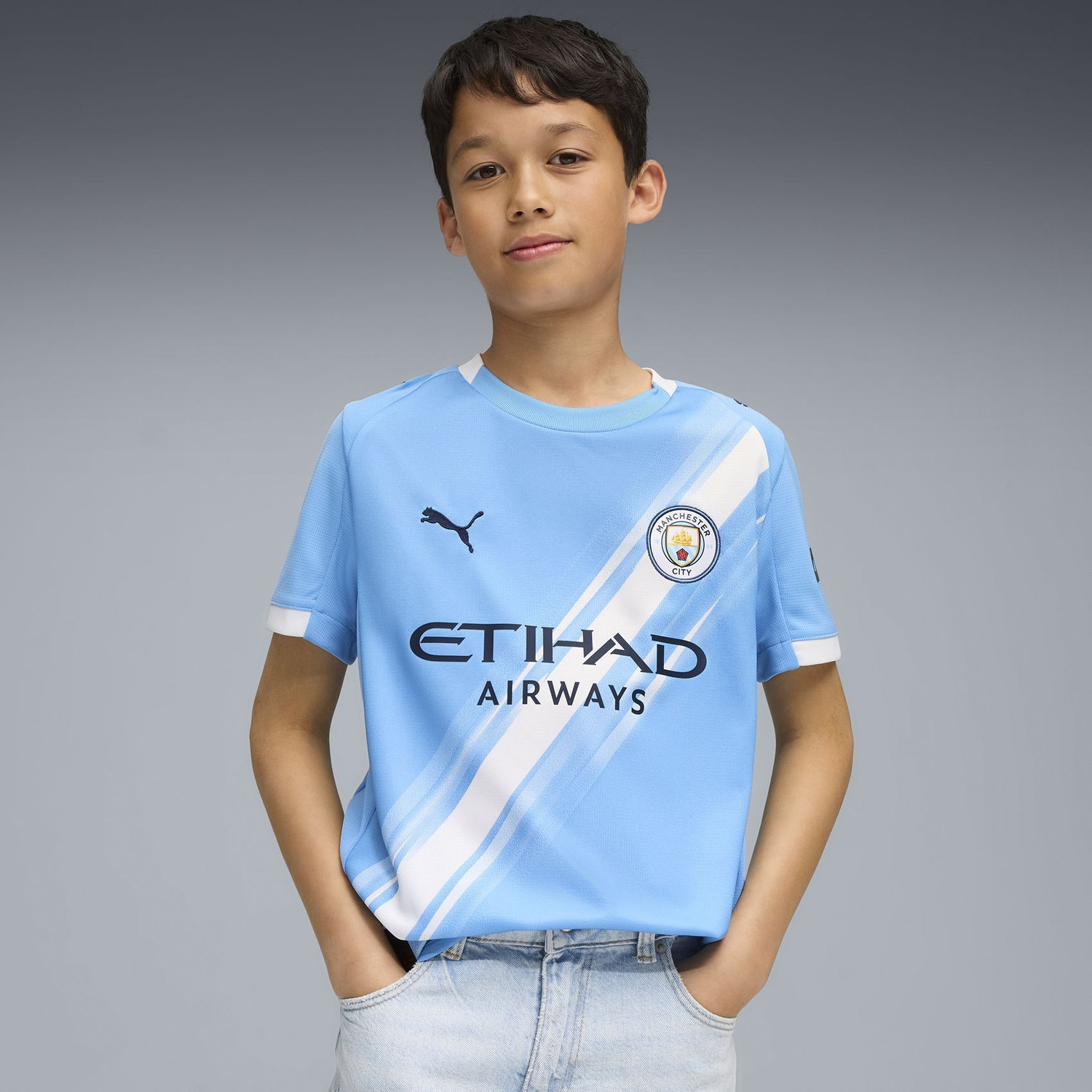 Manchester City Boys Pyjama's Korte Kinderen OFFICIËLE Voetbal Manchester City Boys Pyjama's Korte Kinderen OFFICIËLE Voetbal