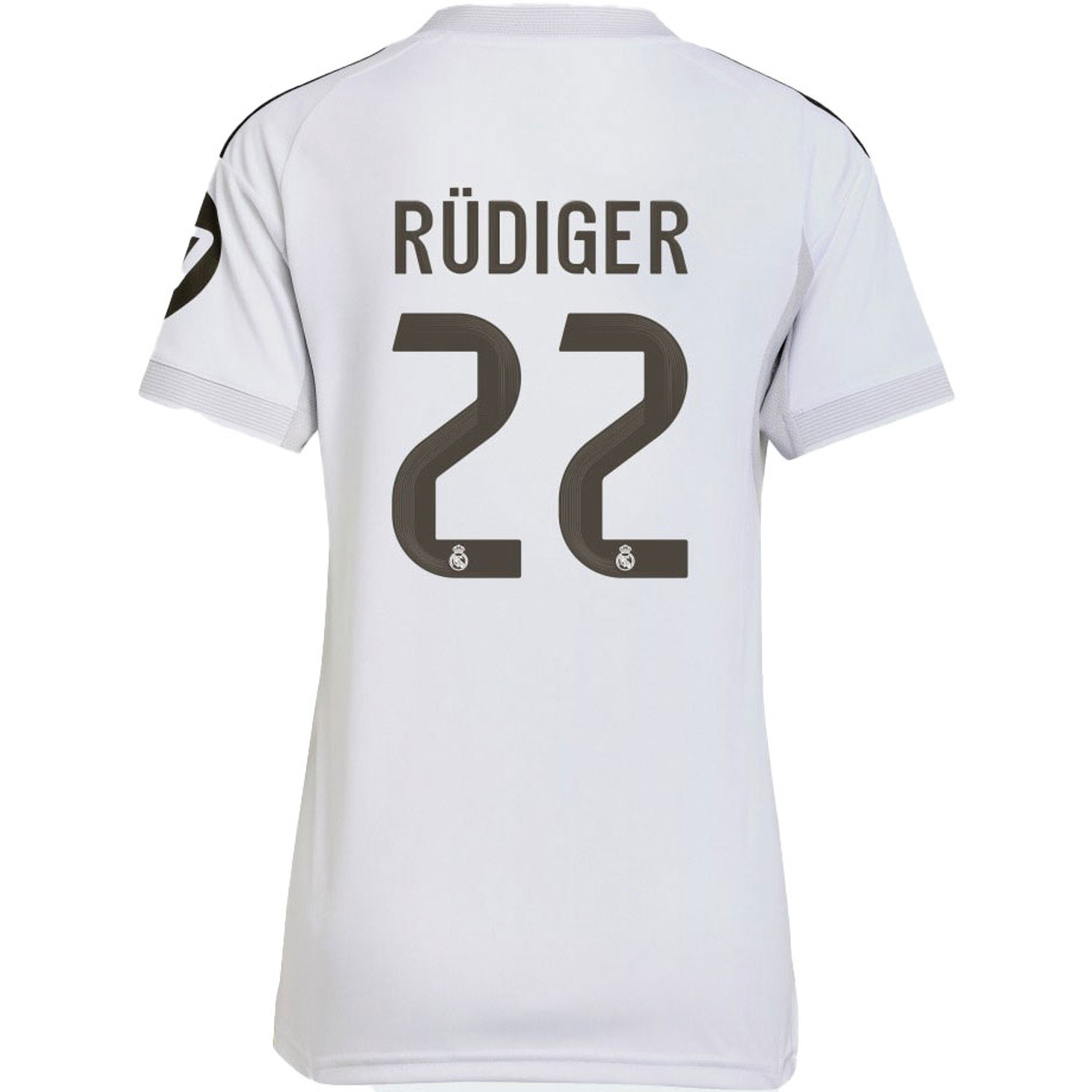 アディダス リアルマドリード RÜDIGER 22 M ホワイト シャツ adidas Real Madrid Home Shirt Rüdiger 22 Women - PassaSports.com