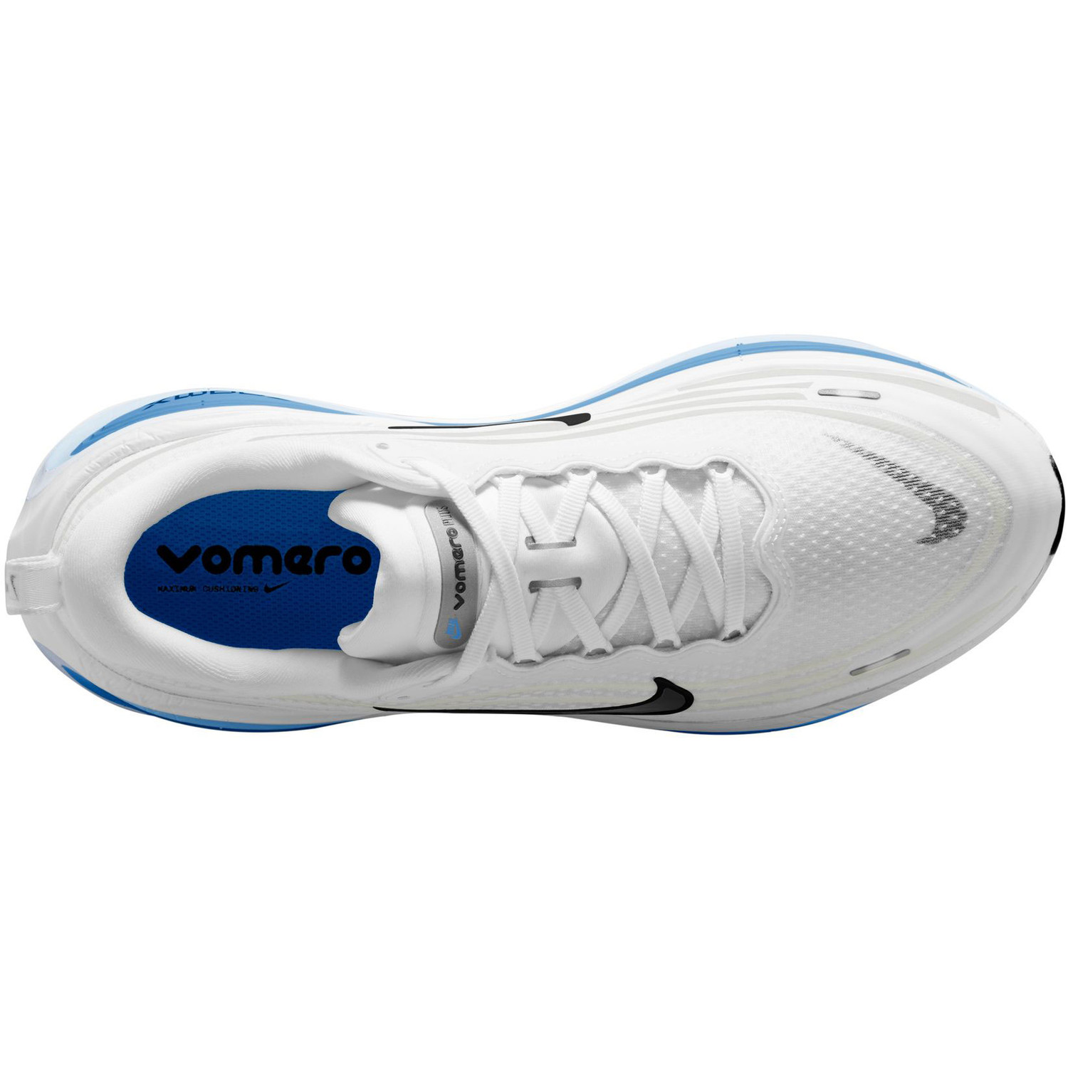 vomaro PLUS ZOOMX スニーカー ホワイト/ブルー Nike Men's Vomero Plus Road Running Shoes | TYLER'S