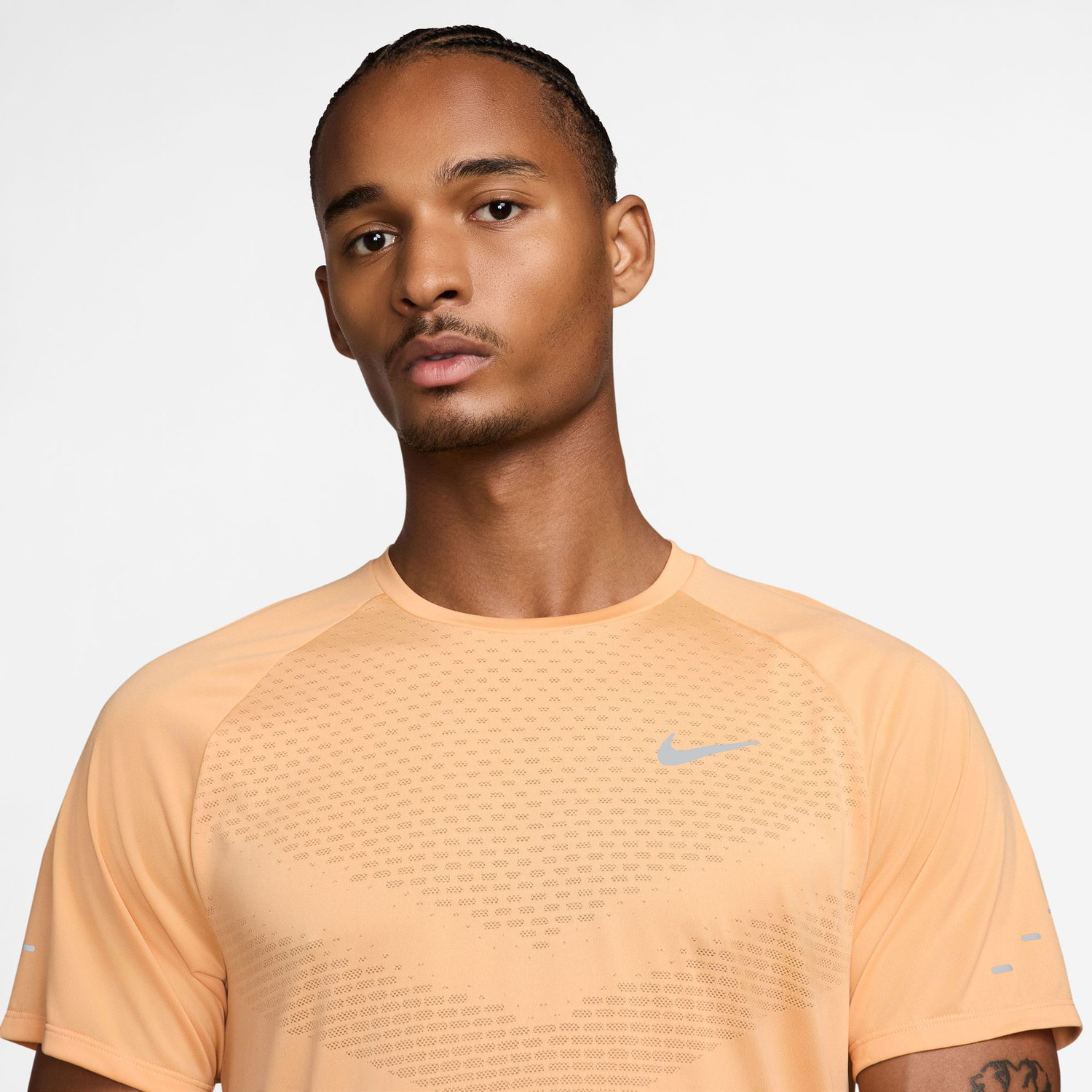 orange nike dri fit shirt
