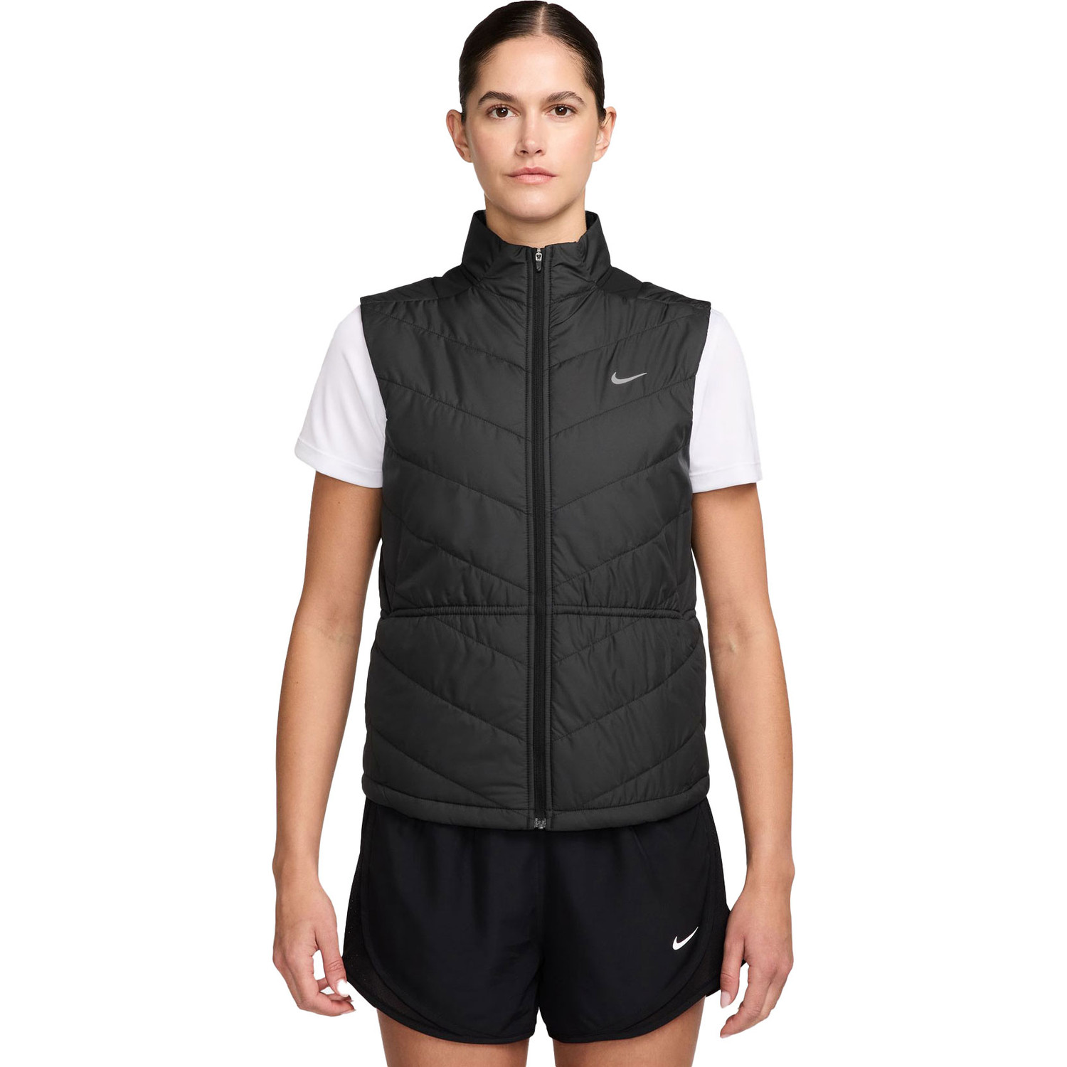 nike therma vest black