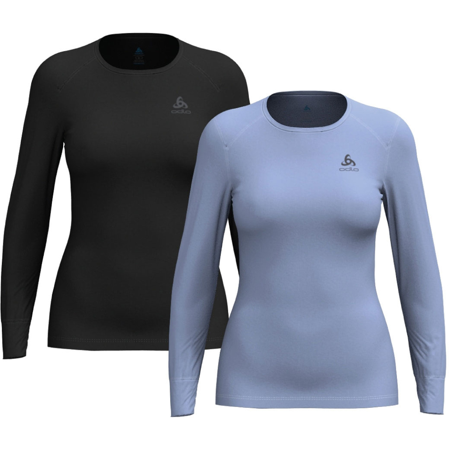 Odlo, Active Warm Eco thermoshirt kinderen Folkstone Gray - India Ink grijs