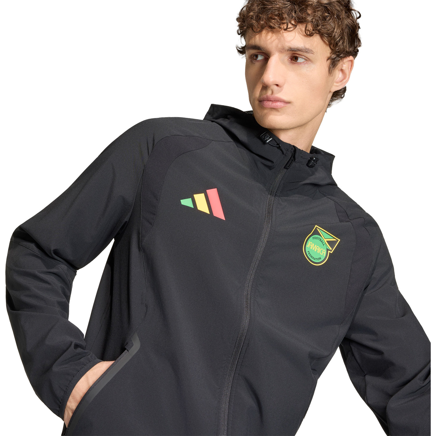 adidas Jamaica Tiro Travel Woven Jacket WC 2026 - PassaSports.com