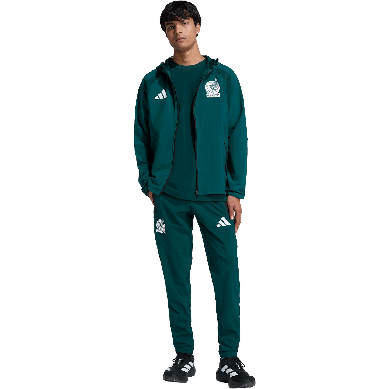adidas Mexico Tiro Travel Woven Jacket WC 2026 - PassaSports.com