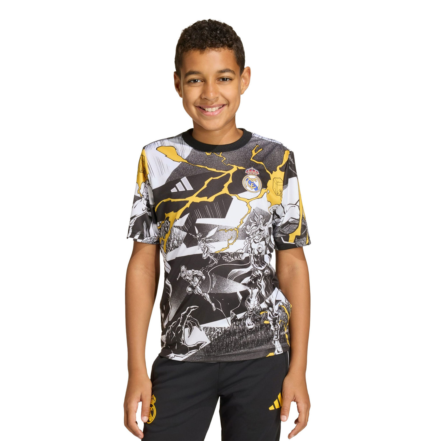 adidas Real Madrid Pre-Match Shirt for Kids 25/26 - PassaSports.com