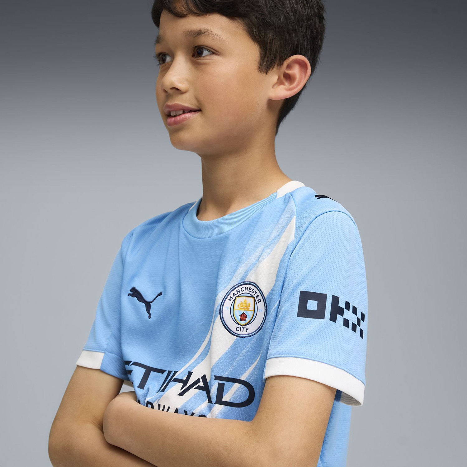 Puma Manchester City Home Shirt Reijnders 4 Kids - PassaSports.com