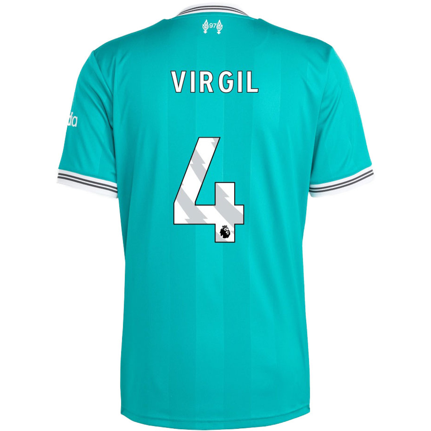 adidas Liverpool 3rd Kit Virgil 4 - PassaSports.com