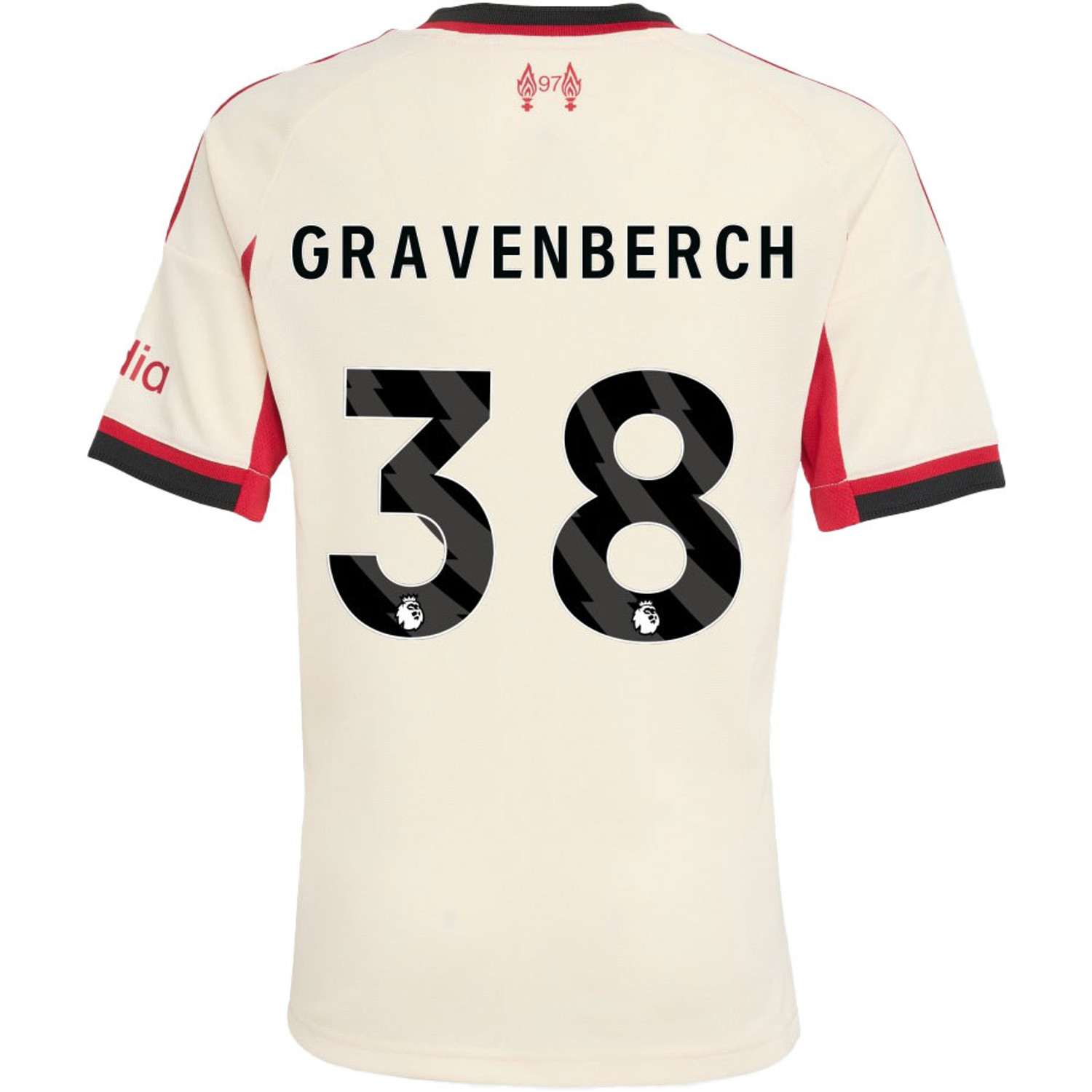 adidas Liverpool Away Shirt Gravenberch 38 Kids - PassaSports.com