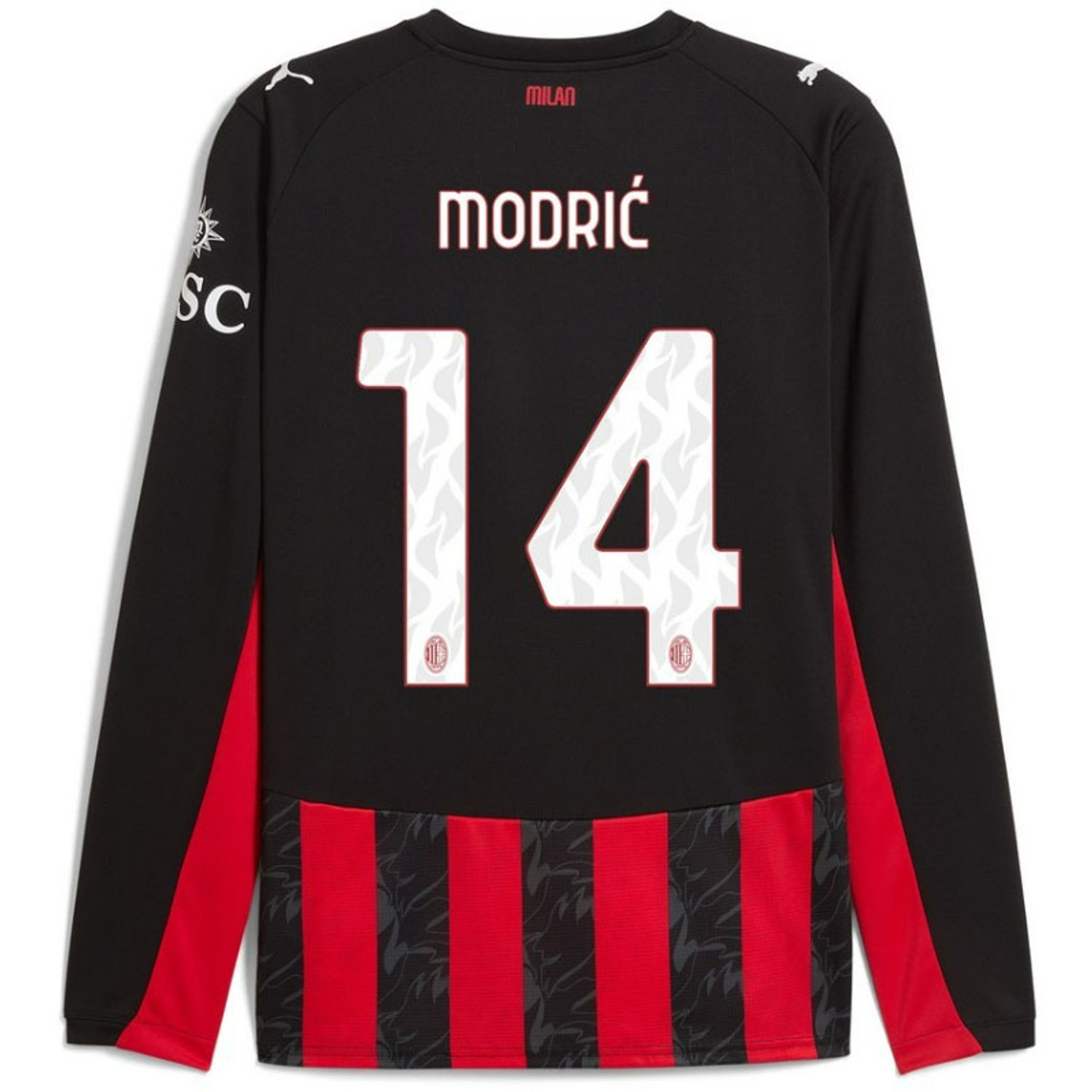 Puma AC Milan Home Kit Longsleeve Modrić 14 - PassaSports.com