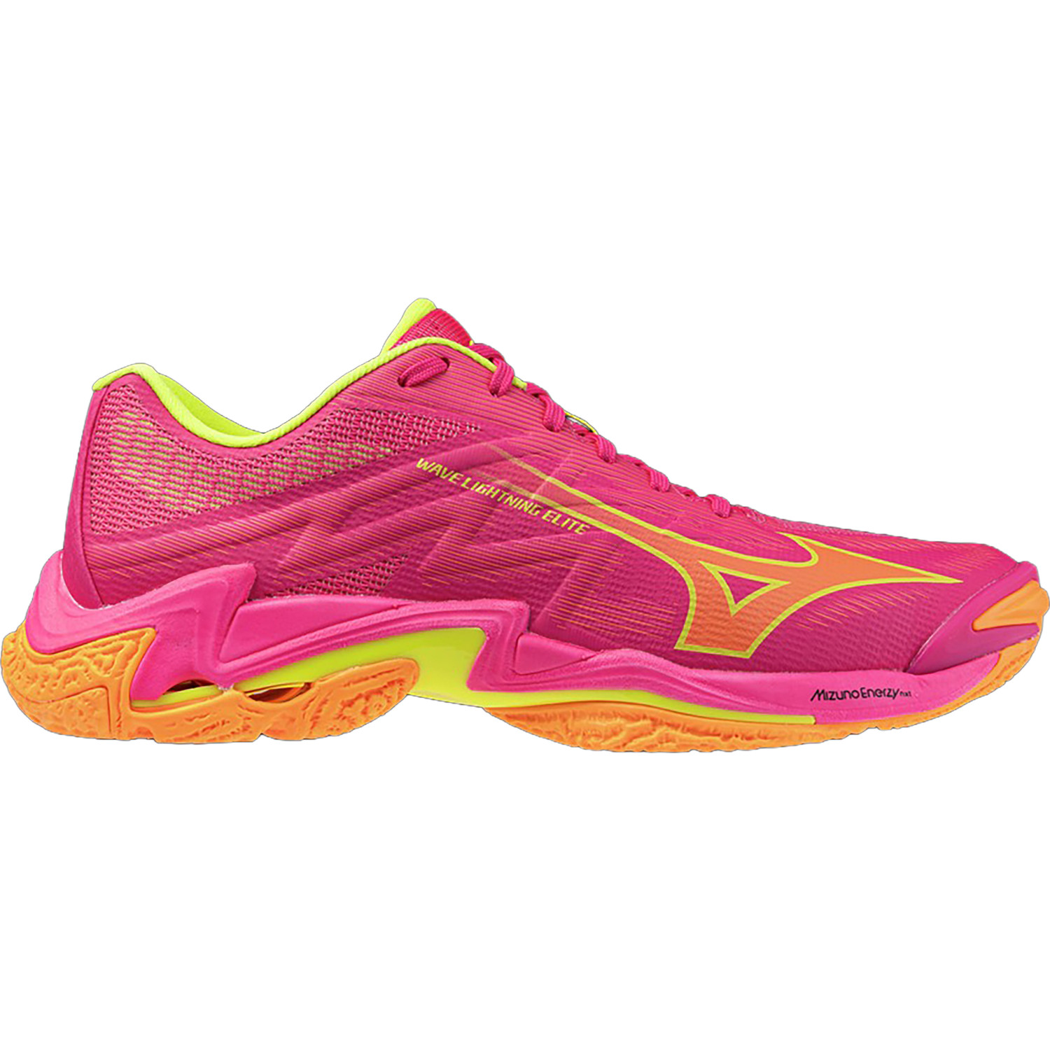 Mizuno 蛍光イエロー ピンク シューズ Mizuno wave lightning elite - PassaSports.com