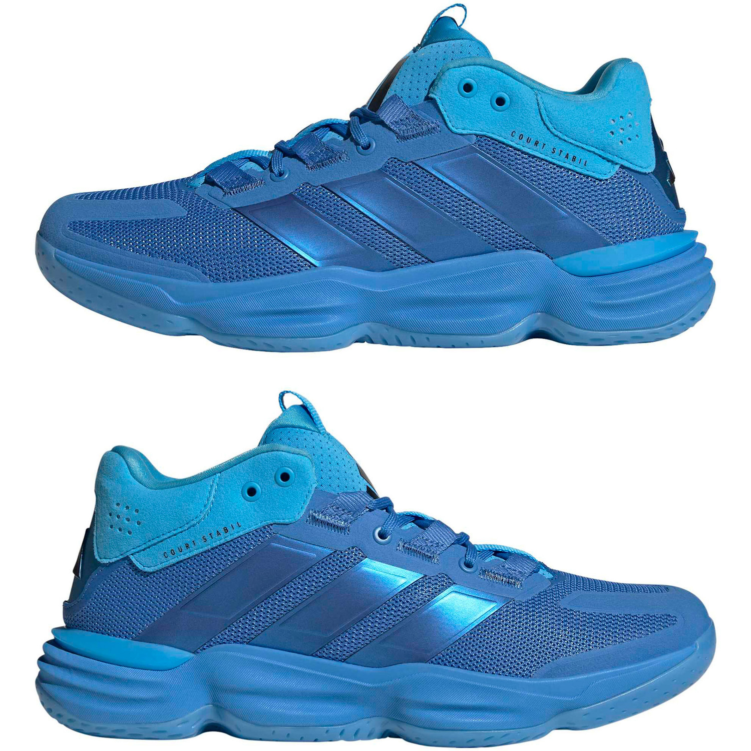 Adidas Court Stabil Shoe Mens 11.5 Women 12.5 Blue Basketball Volleyball Sneaker adidas Women main image 2