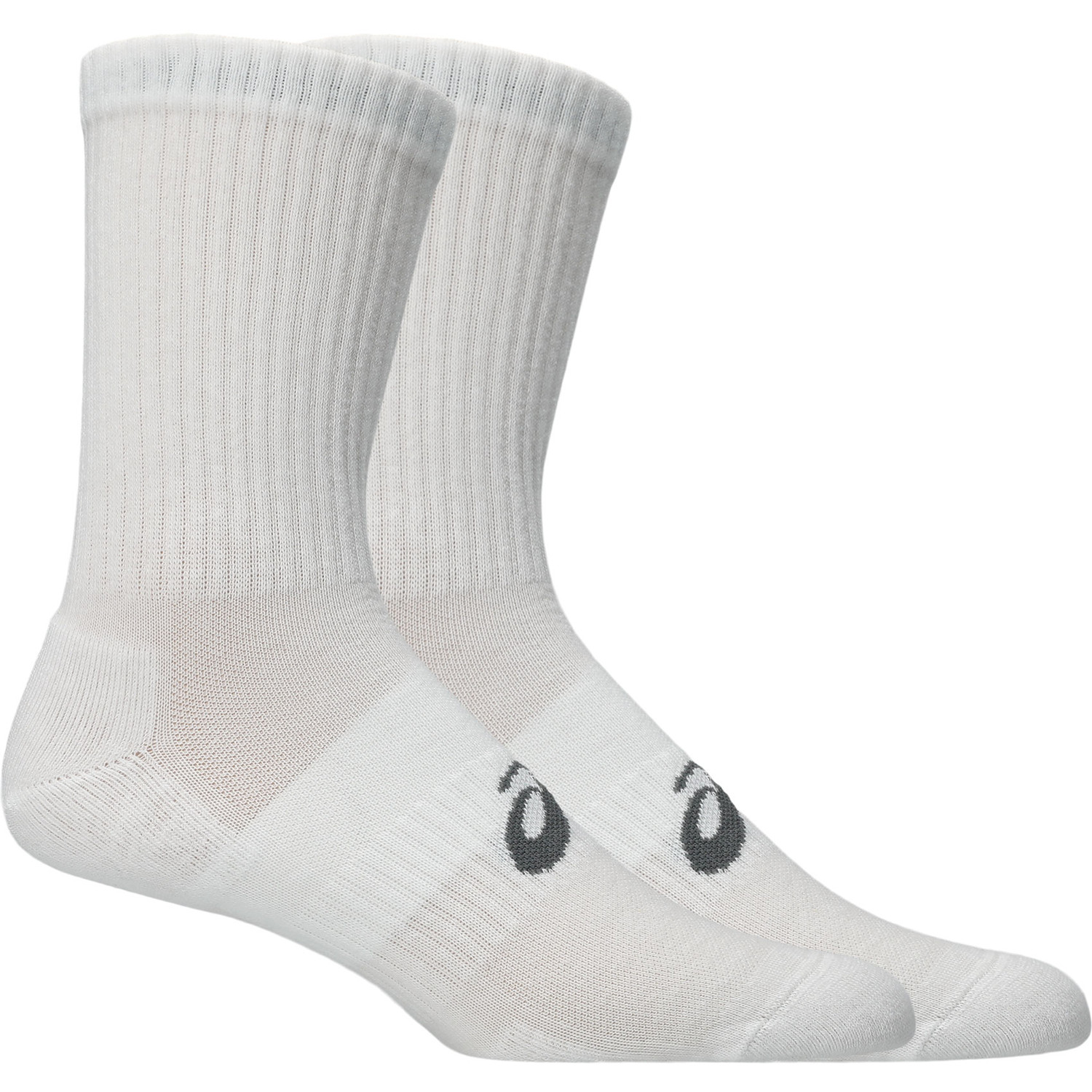 Asics 3-Pack MotionDry Crew Mens White Cushioned Socks main image 1